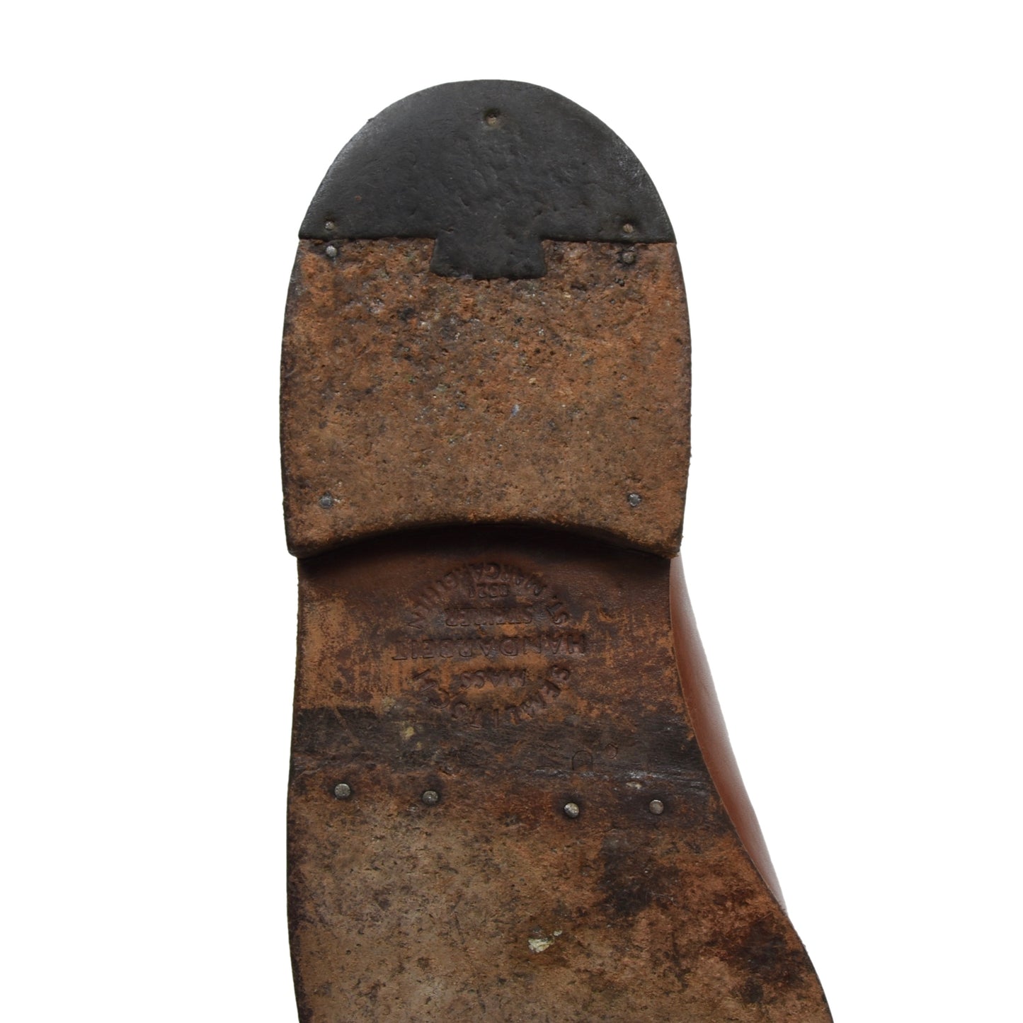 Semlitsch Handmade Norweger Split Toe Shoes Size 10.5G - Tan