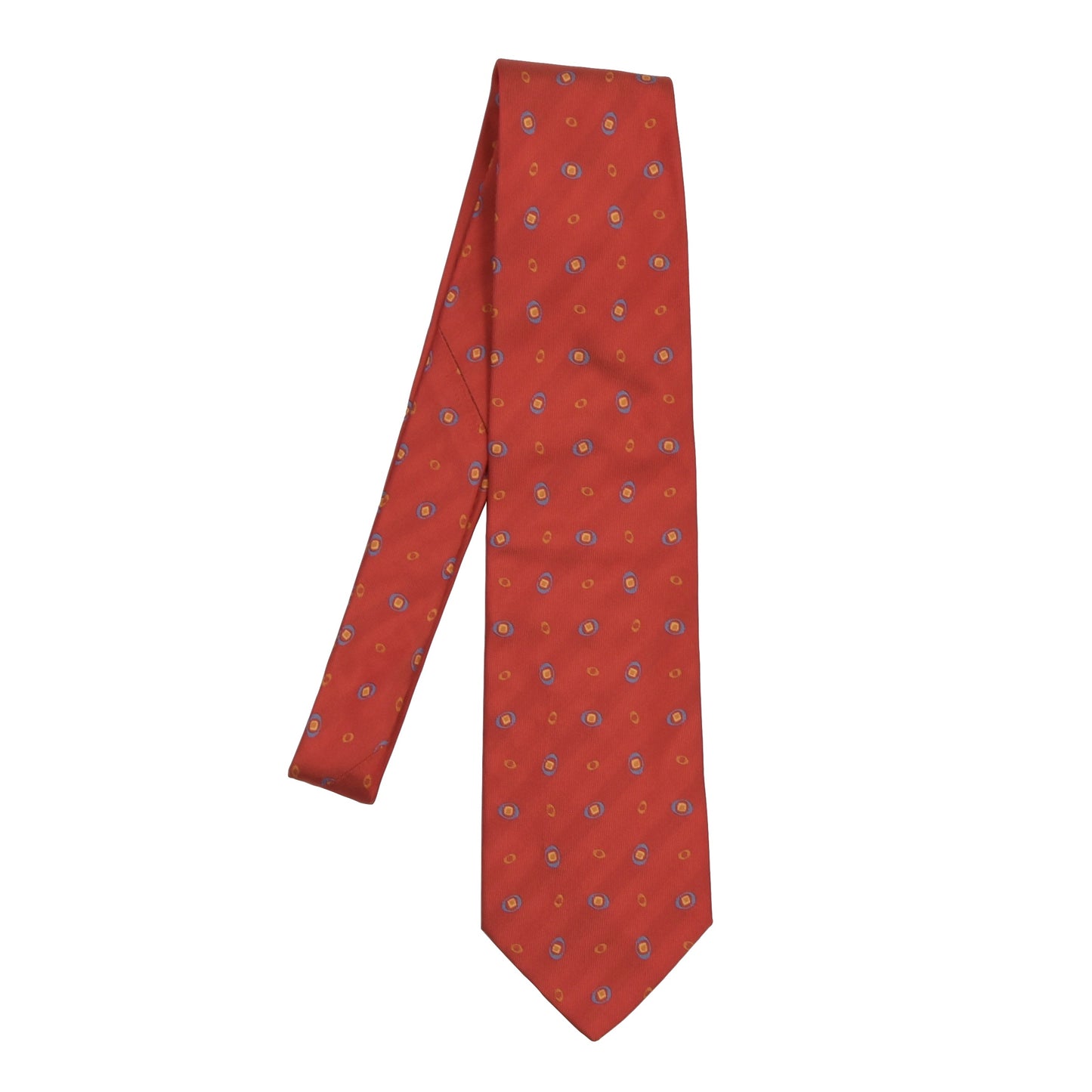 Etro Milano Silk Tie - Red-Orange