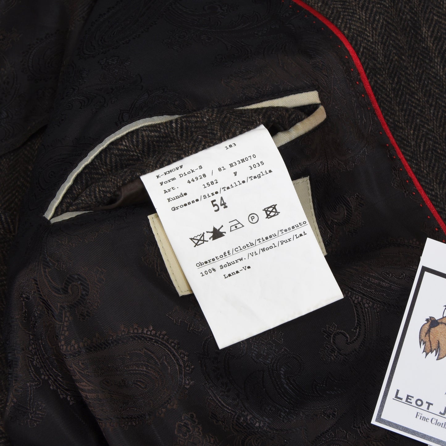 Burberry London Tweedjacke Größe 54 - Braun