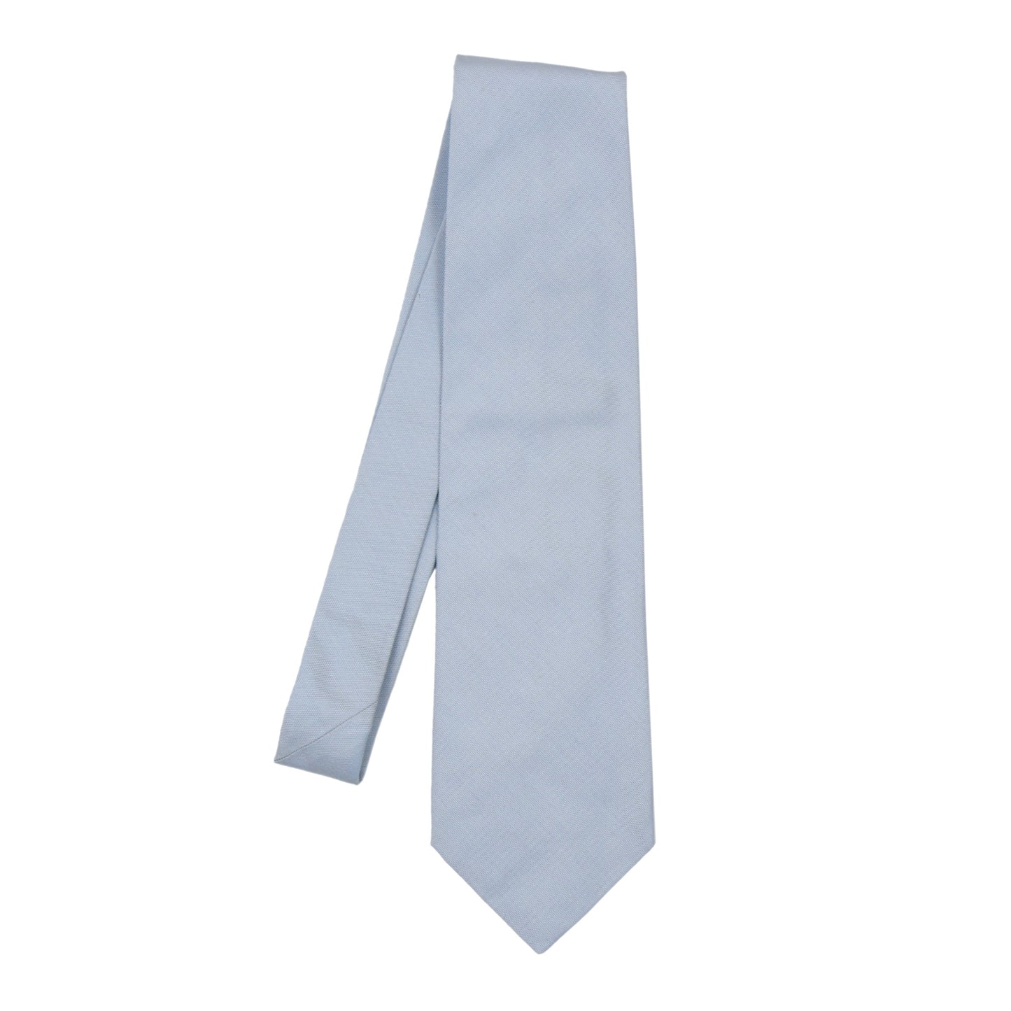 Franck Namani Silk-Cotton Tie - Light Blue