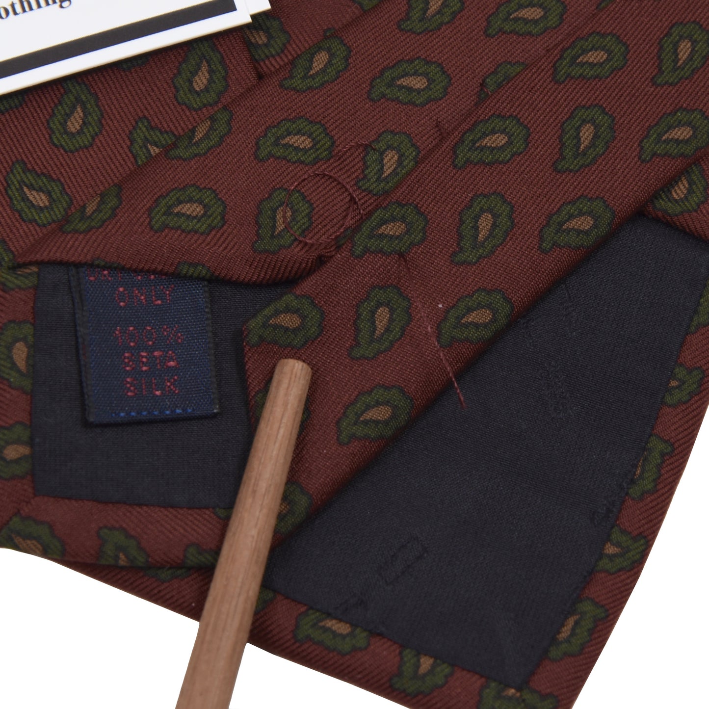 Etro Milano Seidenkrawatte - Burgund Paisley