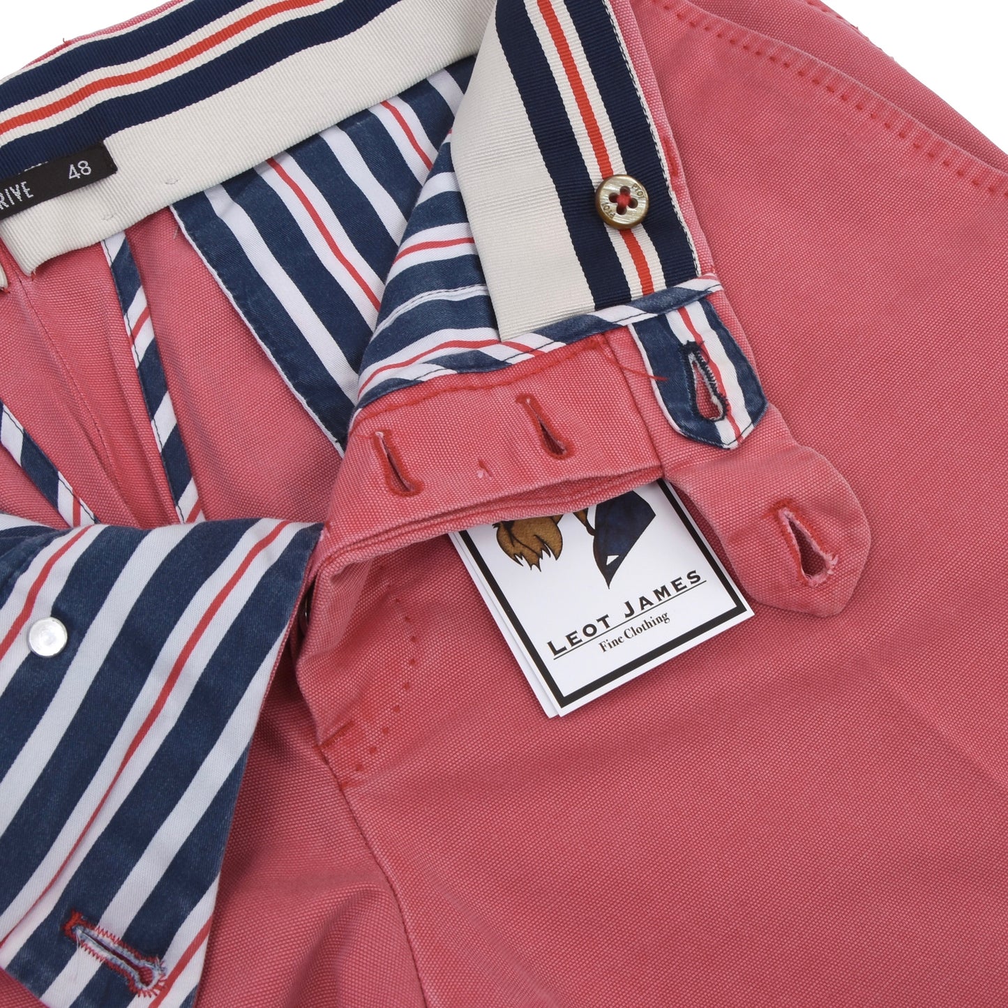 PT01 Ocean Drive Cotton Pants Size 48 - Nantucket Red