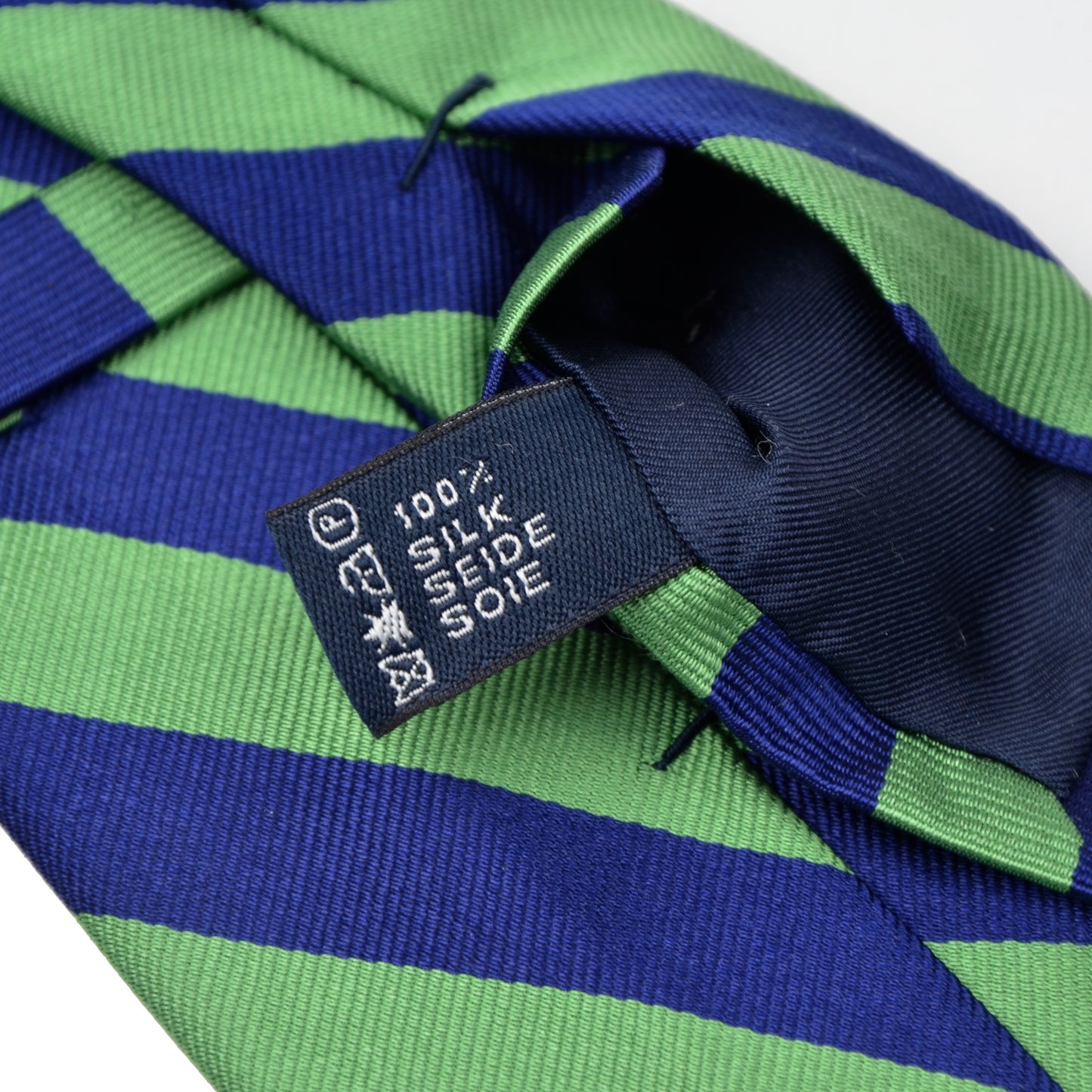Polo Ralph Lauren Striped Silk Tie - Blue & Green
