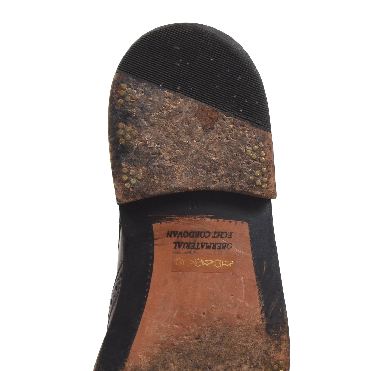 Heinrich Dinkelacker Shell Cordovan 'Laszlo' Schuhe Größe 8,5 - Braun