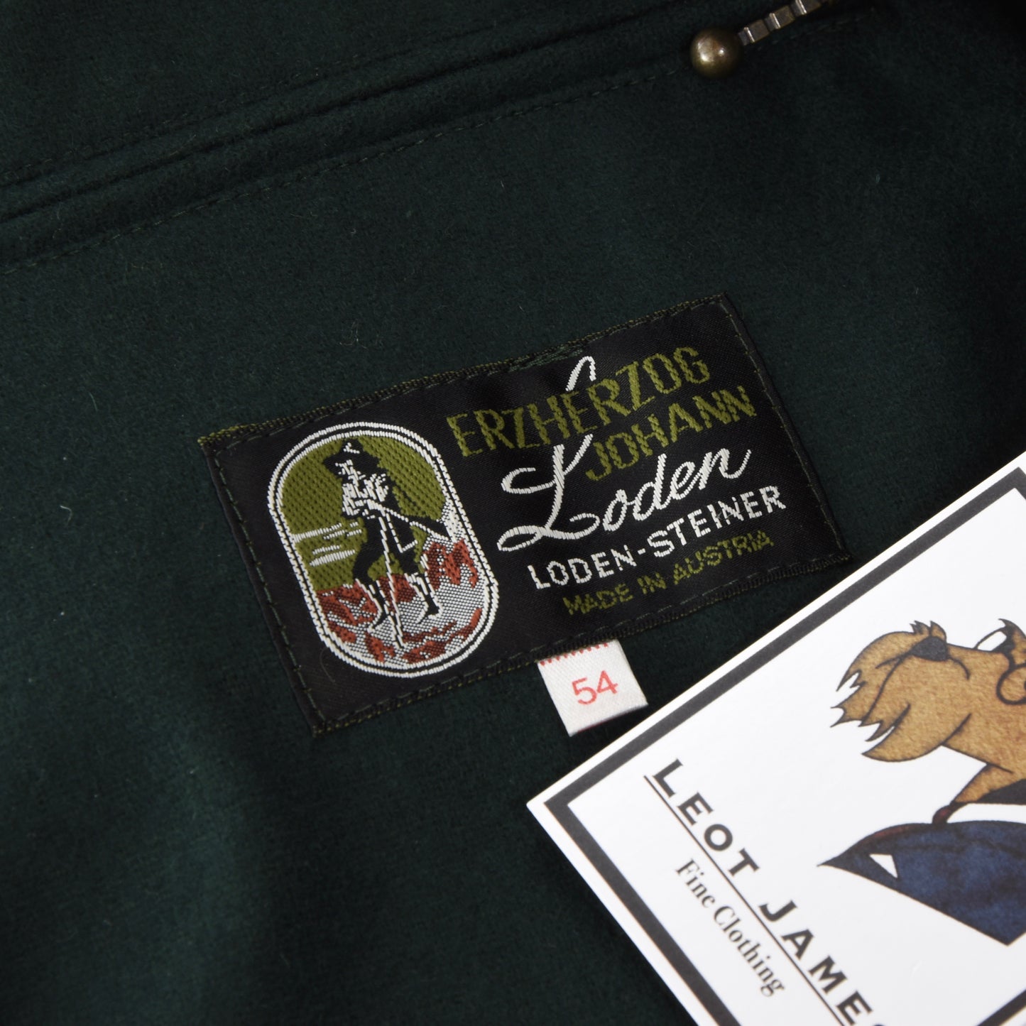 Loden-Steiner Schladminger Coat Size 54 - Grey