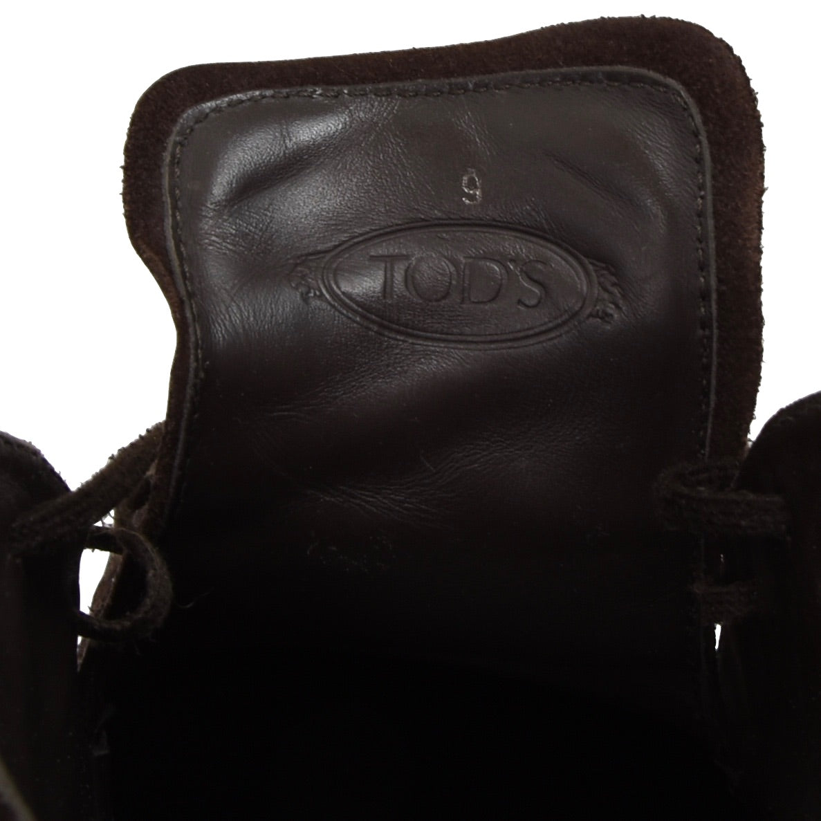 2x Paar Tod's Wildlederstiefel Größe 9 - Braun