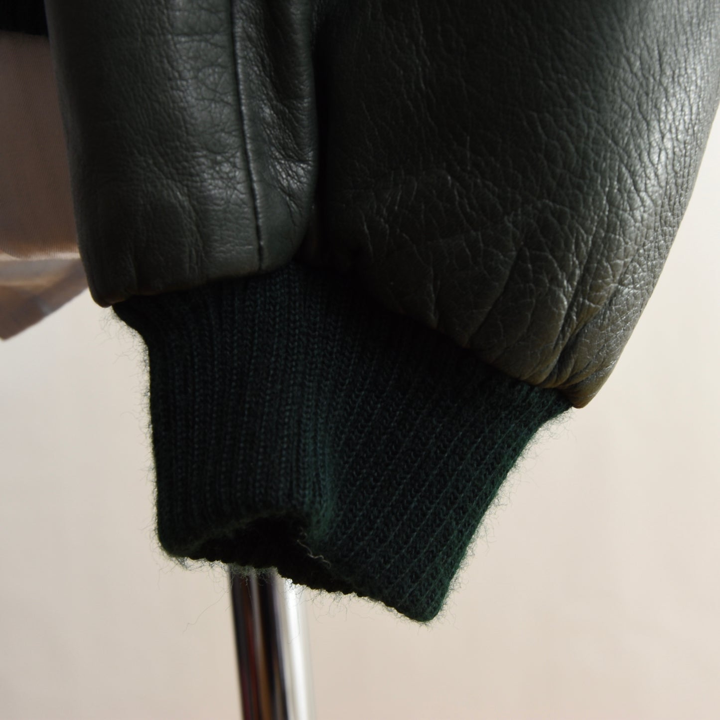 Sulka NYC Lederjacke Größe 52 - Grün