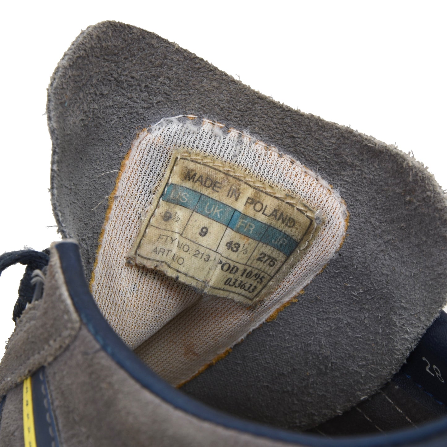 Jahrgang 1995 Adidas Jeans Sneakers Größe US 9,5 D - grau