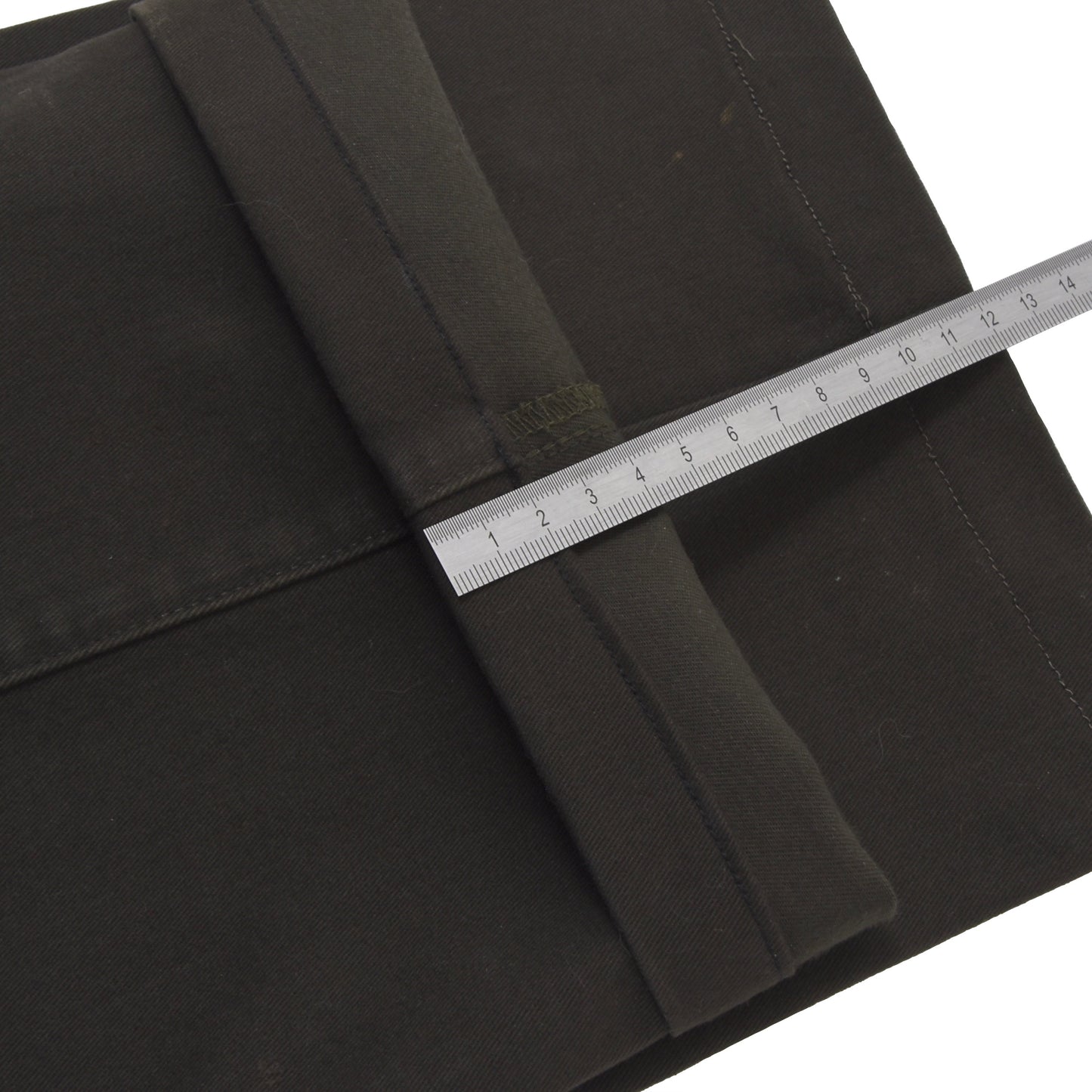 Burberry London Cotton Pants Size 54 - Brown-Green