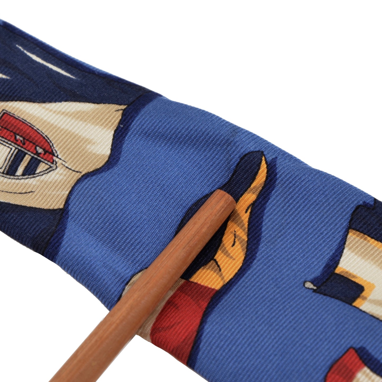 Breuer Seidenkrawatte mit nautischem Flaggenmotiv - Blau