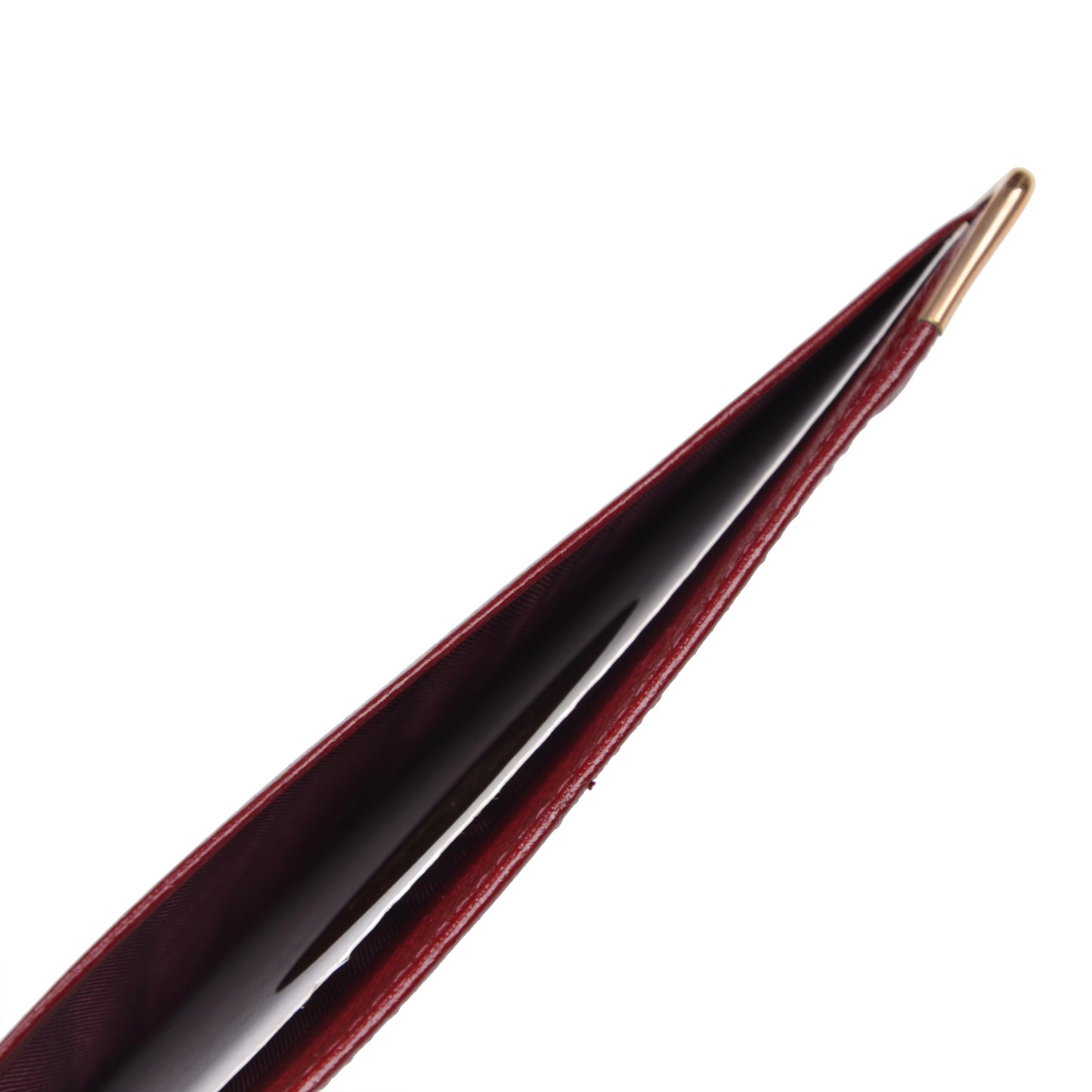 Smythson of Bond Street Kleiner Notizblock/Geldbörse – Burgund