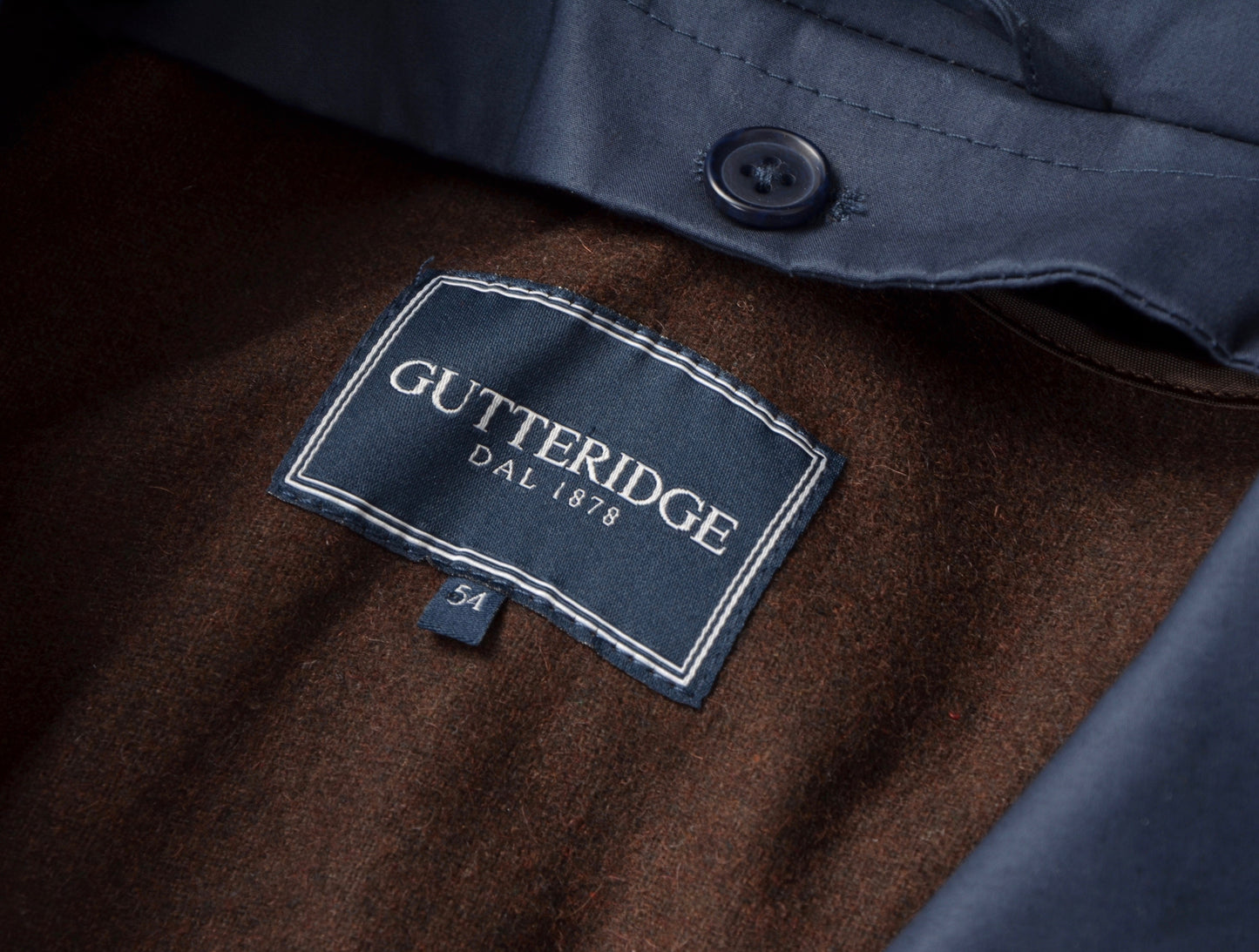 Gutteridge Mac Trenchcoat Größe 54 - Navy