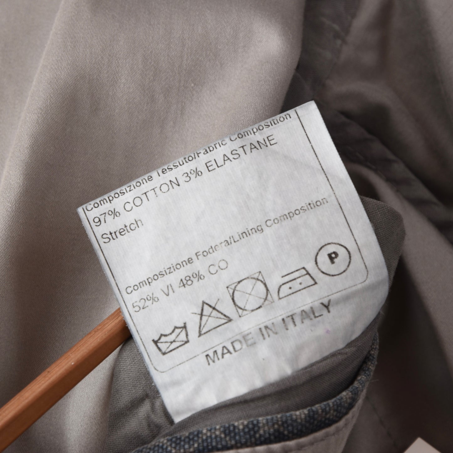 Tagliatore Baumwolljacke Größe 52 - Grau