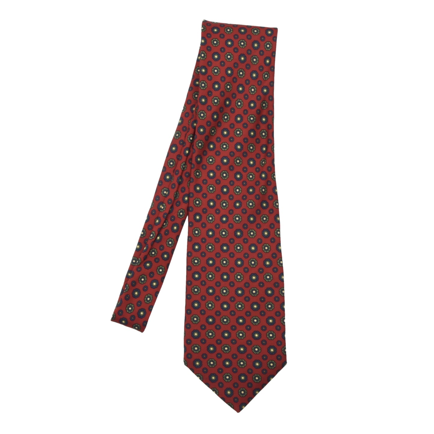E. Marinella Napoli Silk Tie - Red Neat