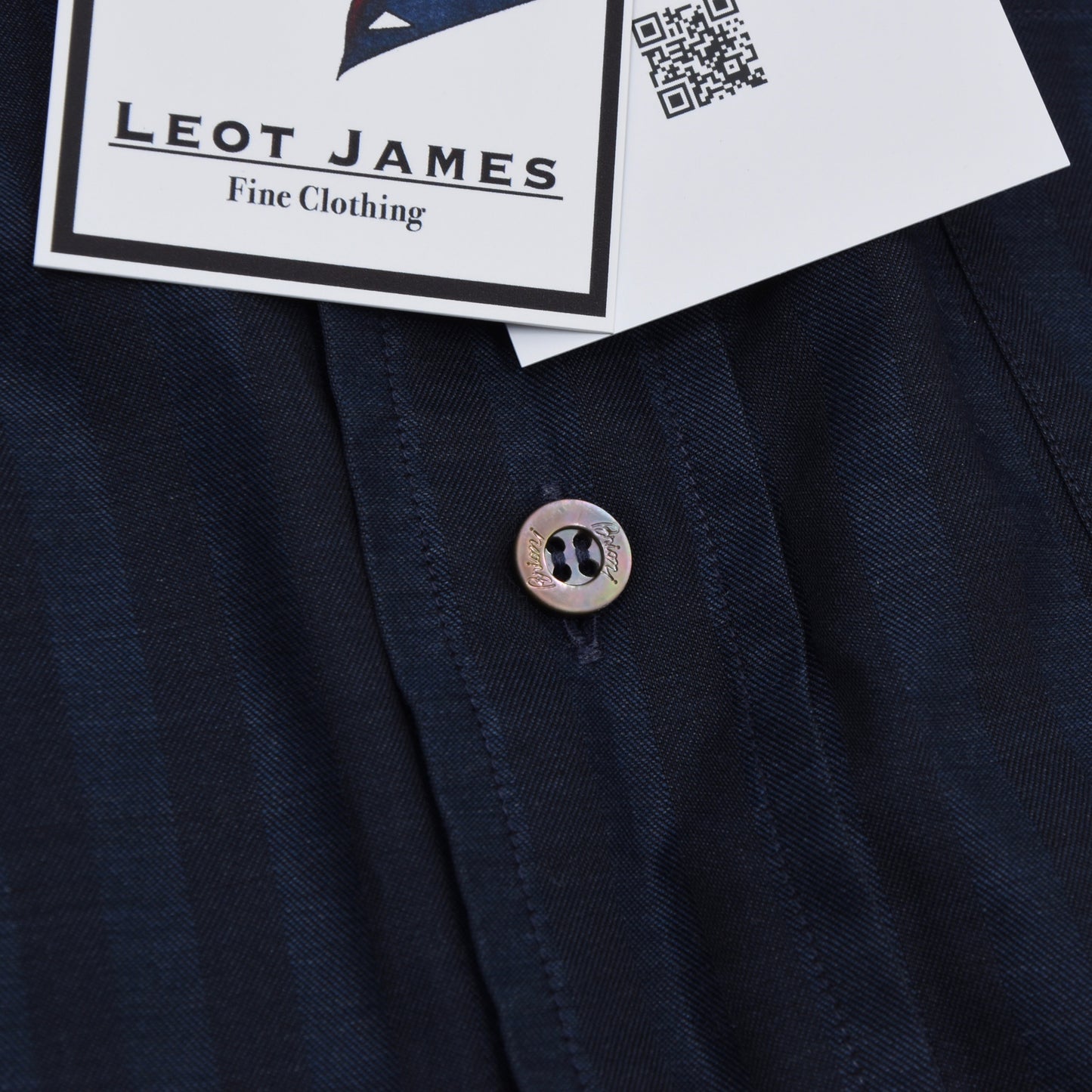 Brioni Cotton Shirt Size Size V - Striped