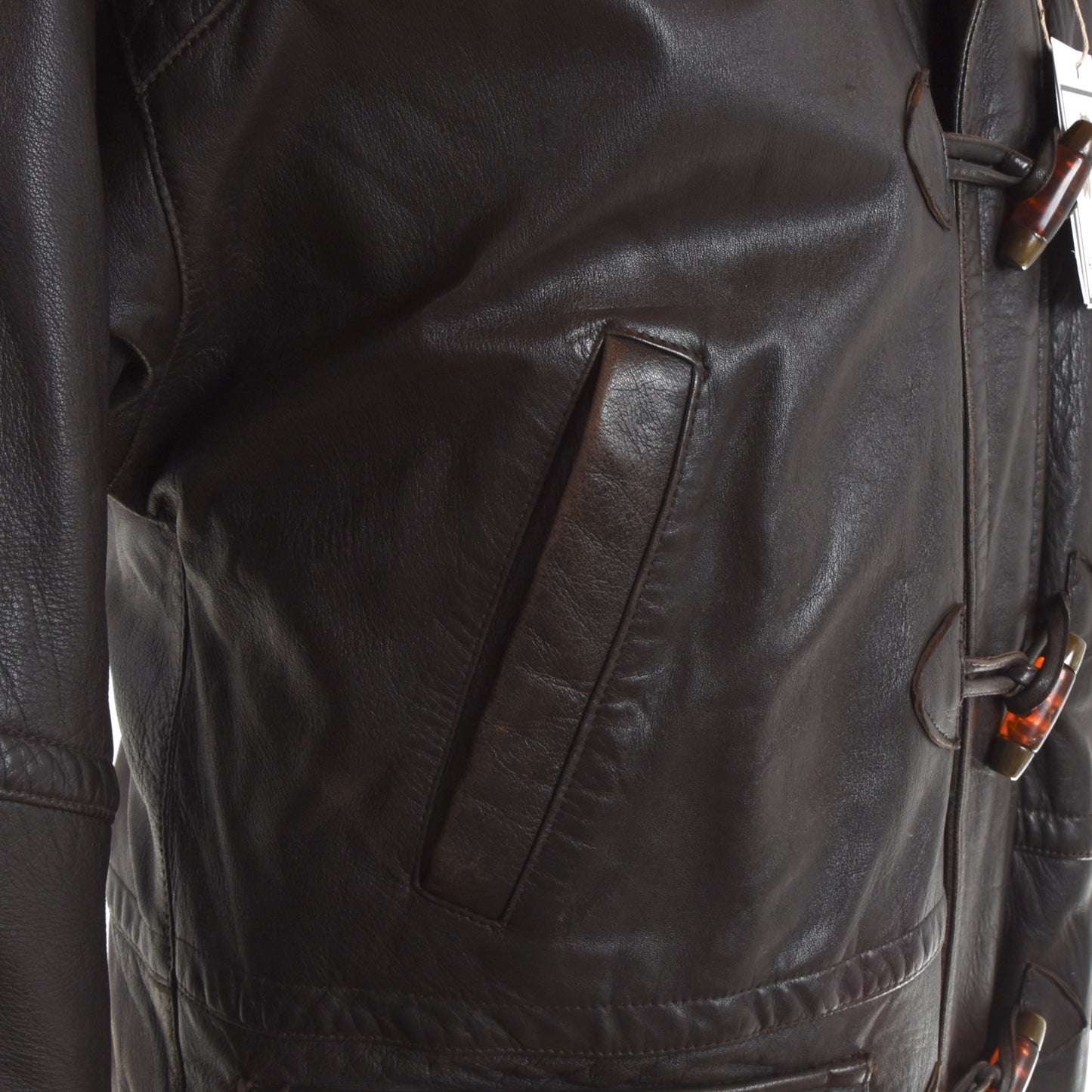 Burberrys Lederjacke Größe 50 - Dunkelbraun