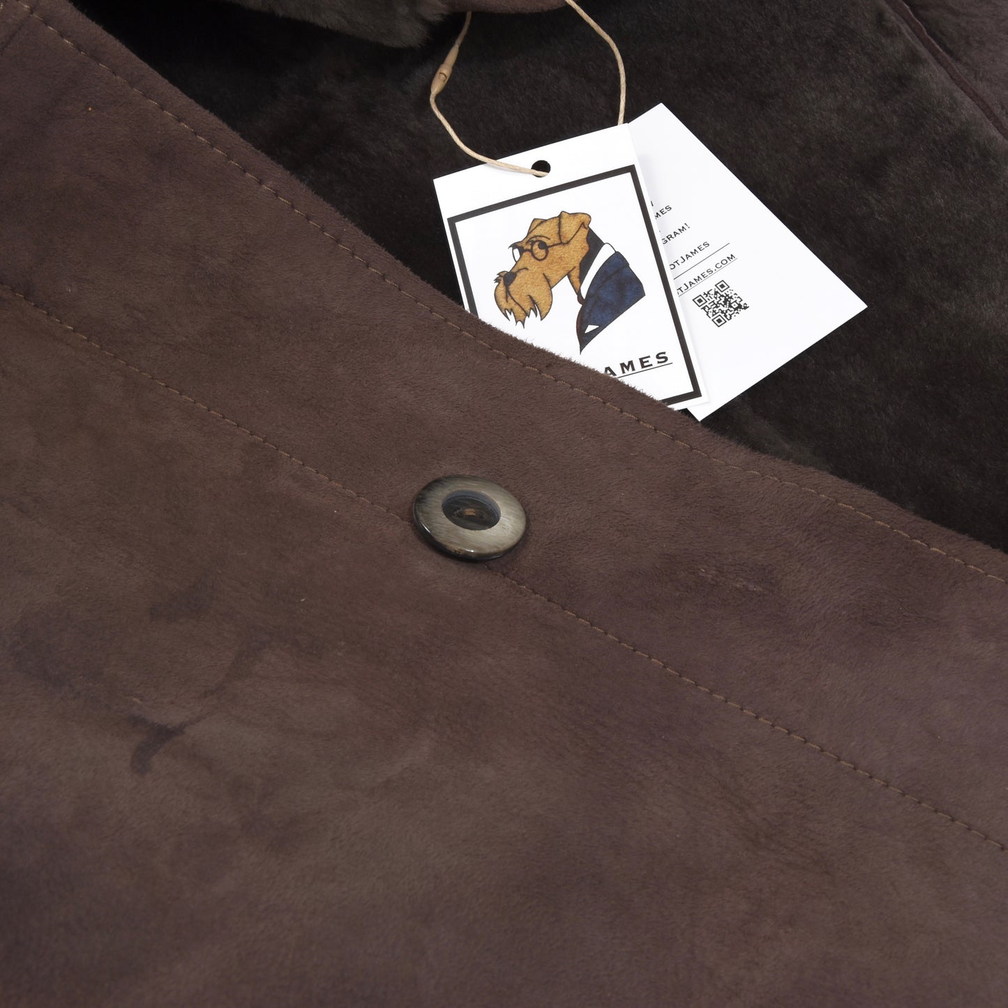 Classic Shearling Coat - Plum Grey