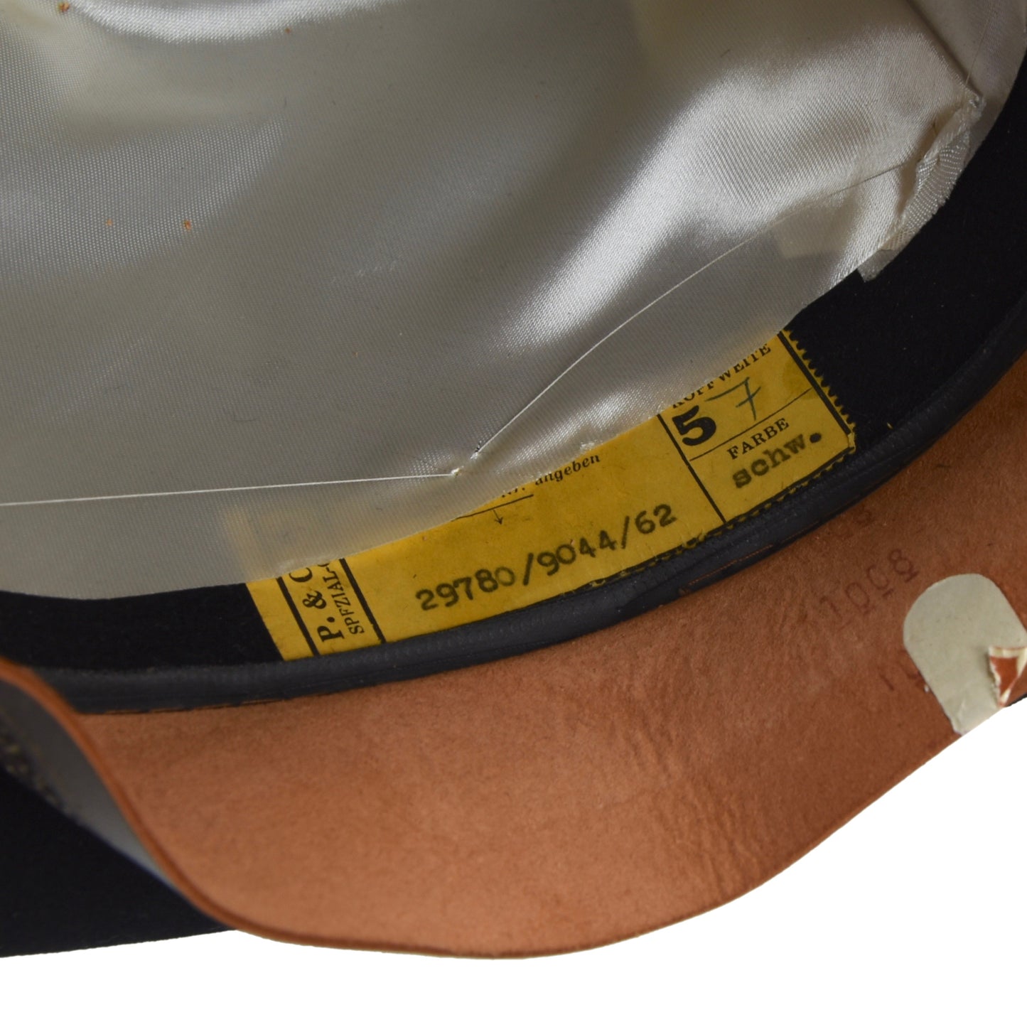 Habig Wien Homburg Hat Size 57 - Black