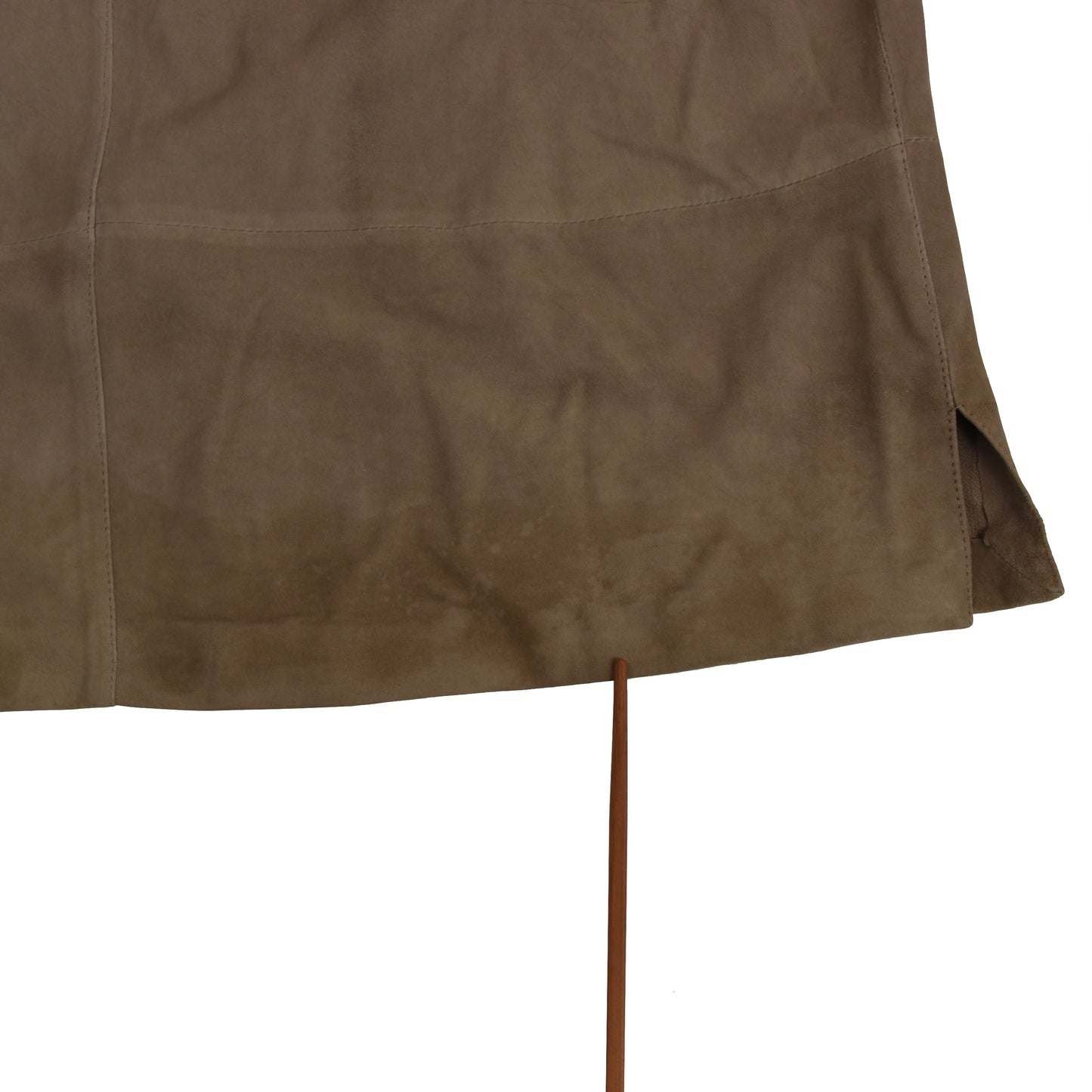 Ralph Lauren Purple Label Ziegenwildlederhemd Größe M - Taupe