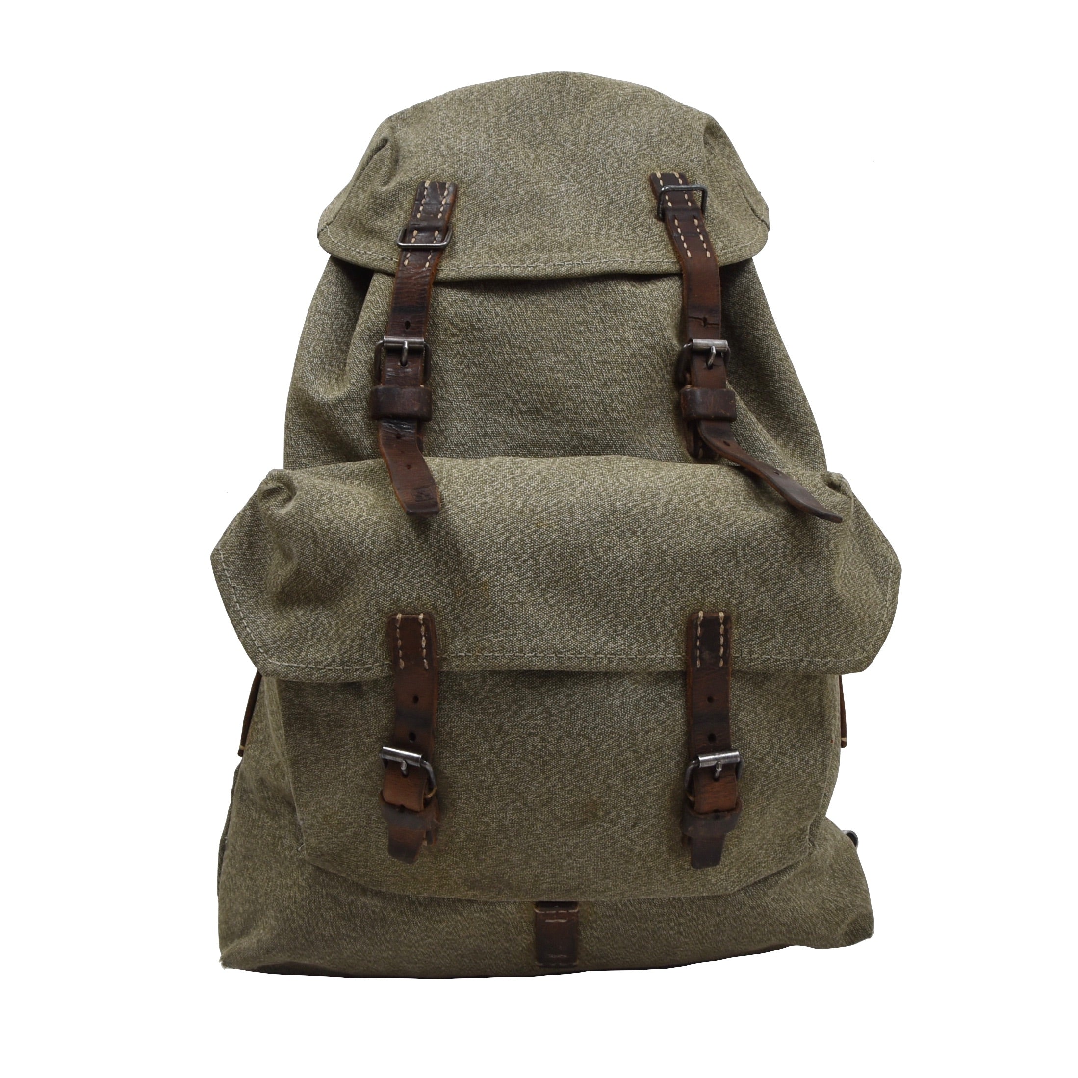 1954 Swiss Military Rucksack Salt & Pepper Leot James