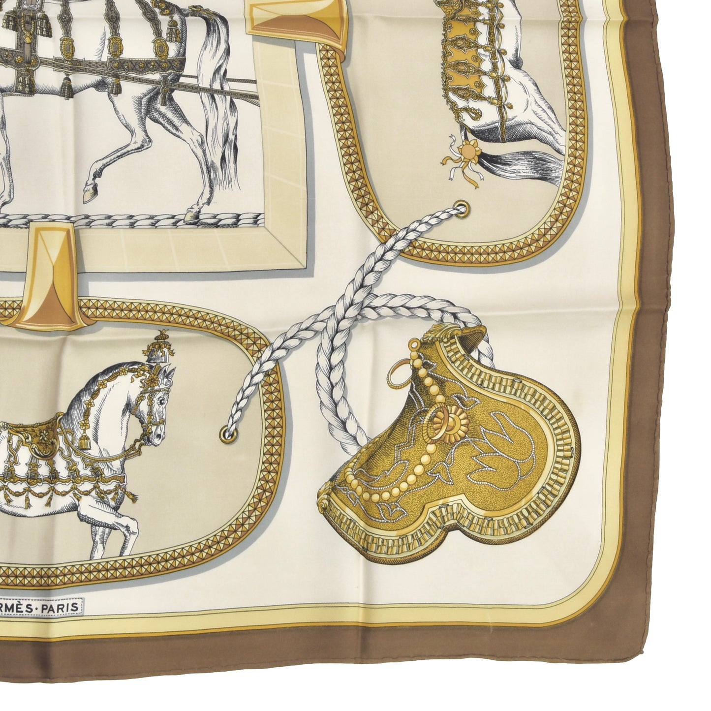 Hermès Paris Jacques Eude Grand Apparat Seidenschal