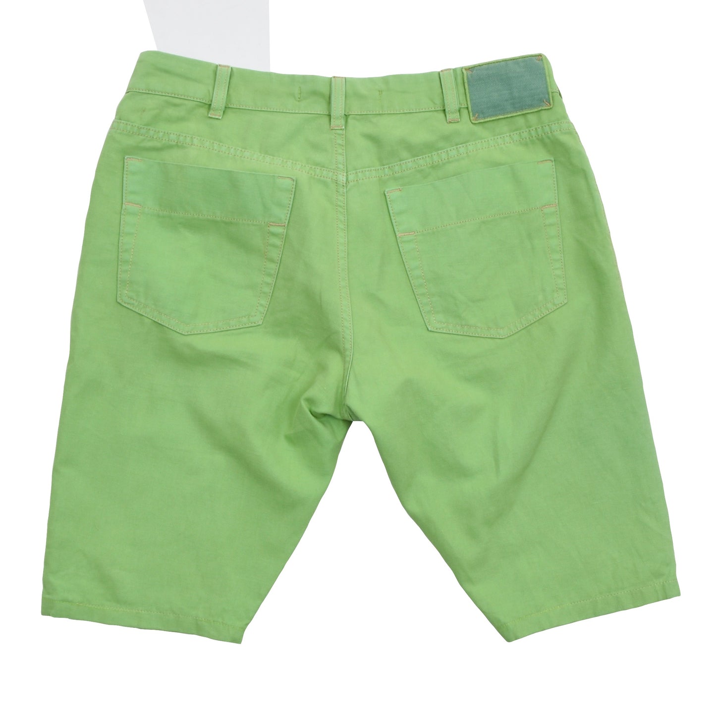 Incotex Leinen/Baumwolle Shorts Größe 48 - Grün