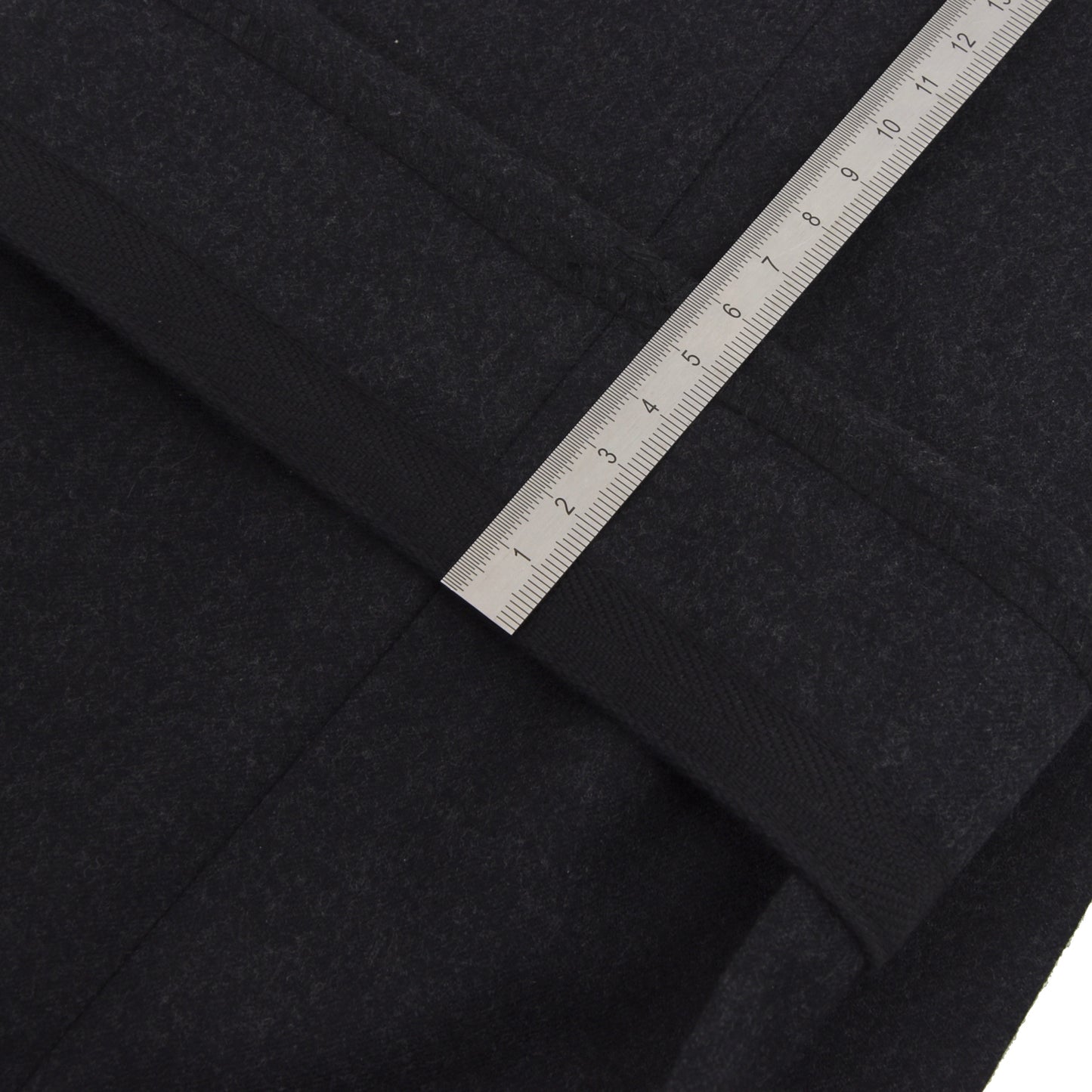 Canali 1934 Wool Flannel Pants - Charcoal