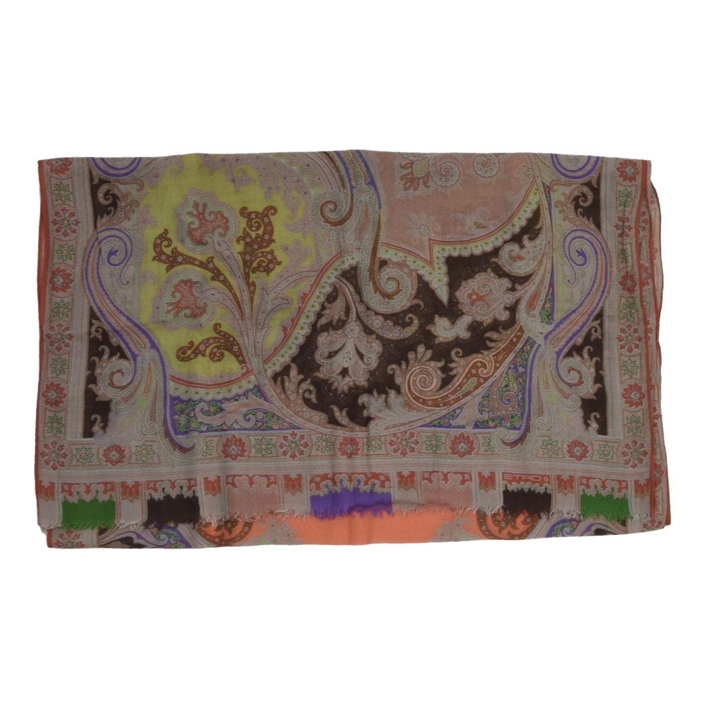Etro Milano Wool Scarf 162cm - Paisley