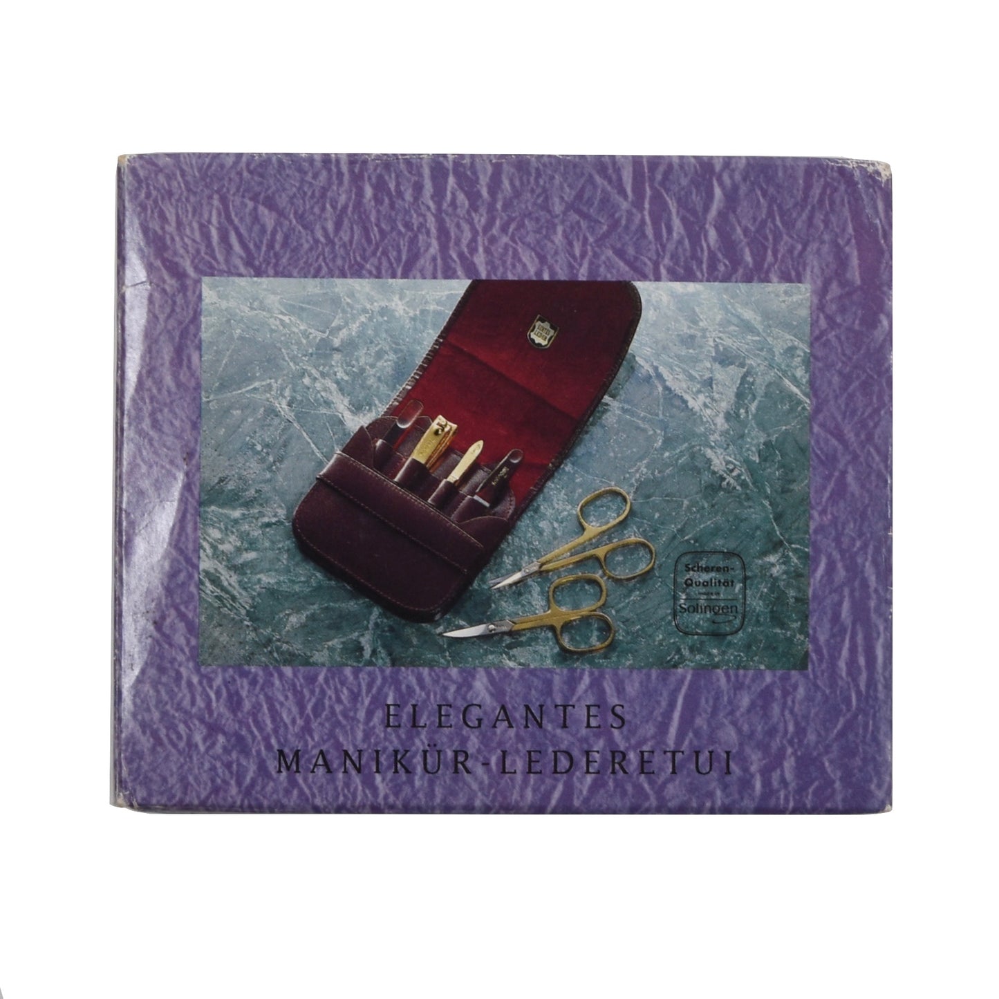 New Solingen 6 Piece Manicure Set + Leather Case