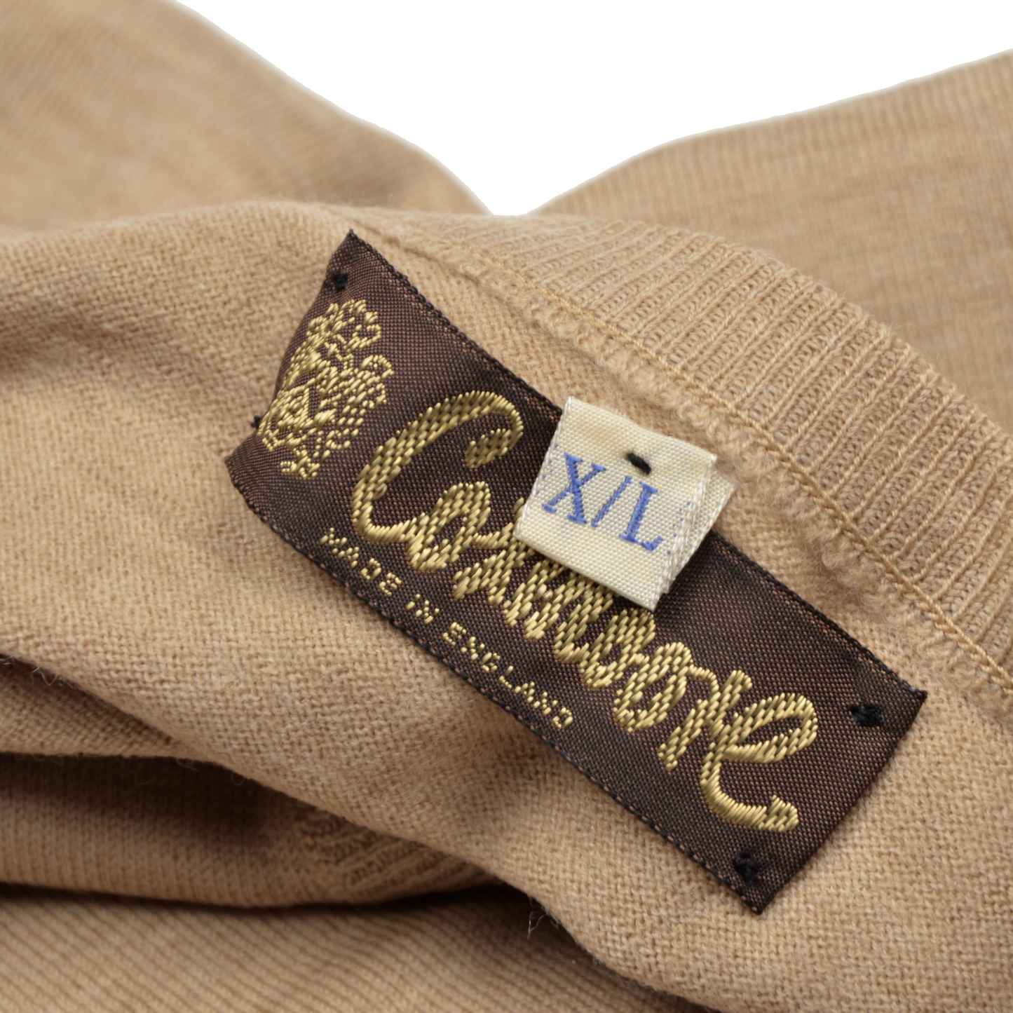 Coxmoore of England Pullover Weste Größe XL - Naturbraun