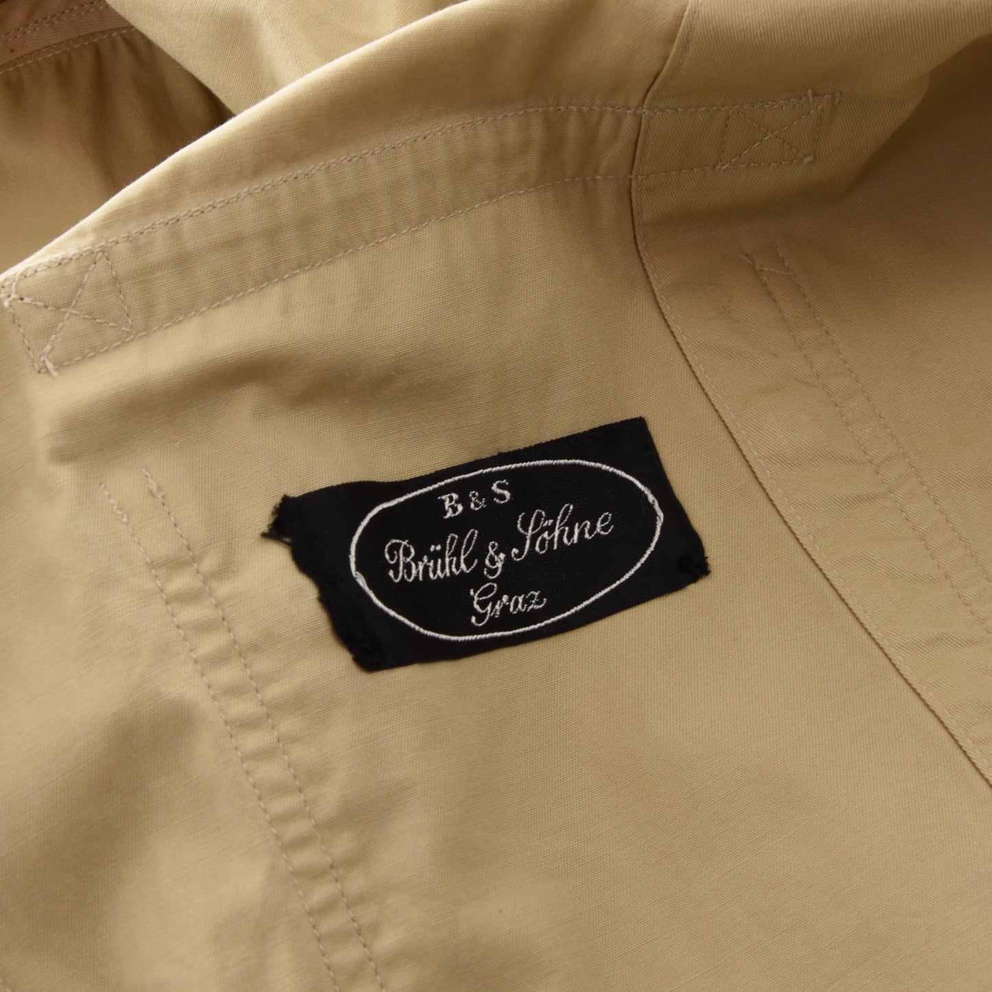 L'Esquimau Cotton Safari Jacket Size 48 - Beige