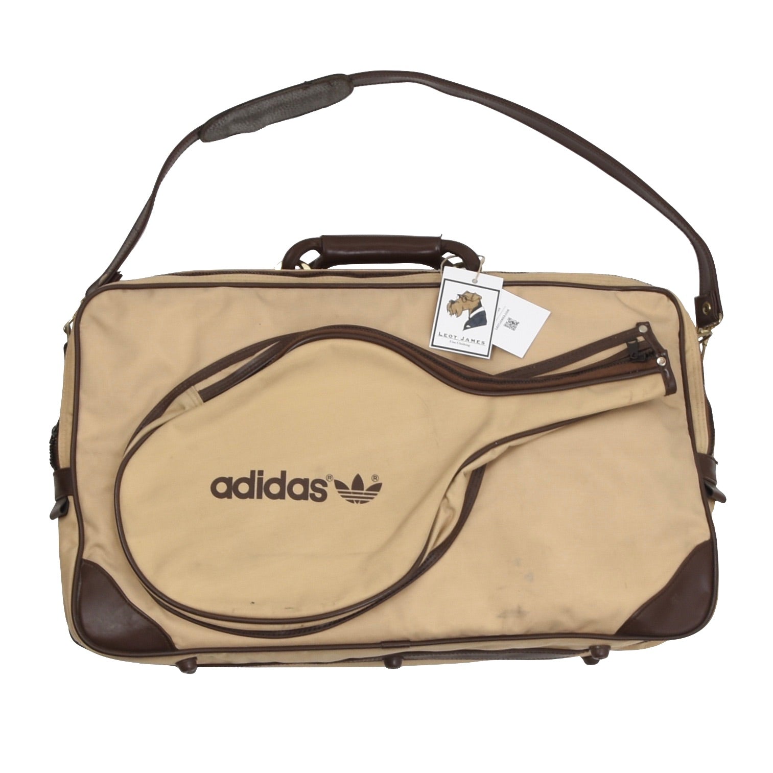 Vintage Adidas Tennis Bag Beige - Main Image