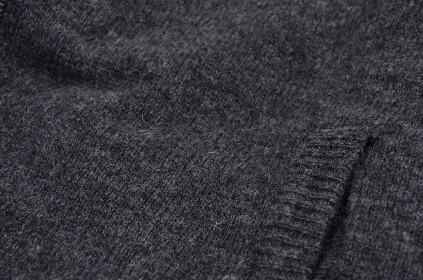 Wendeweste aus gesteppter Wolle mit Reißverschluss - Grau/Schwarz