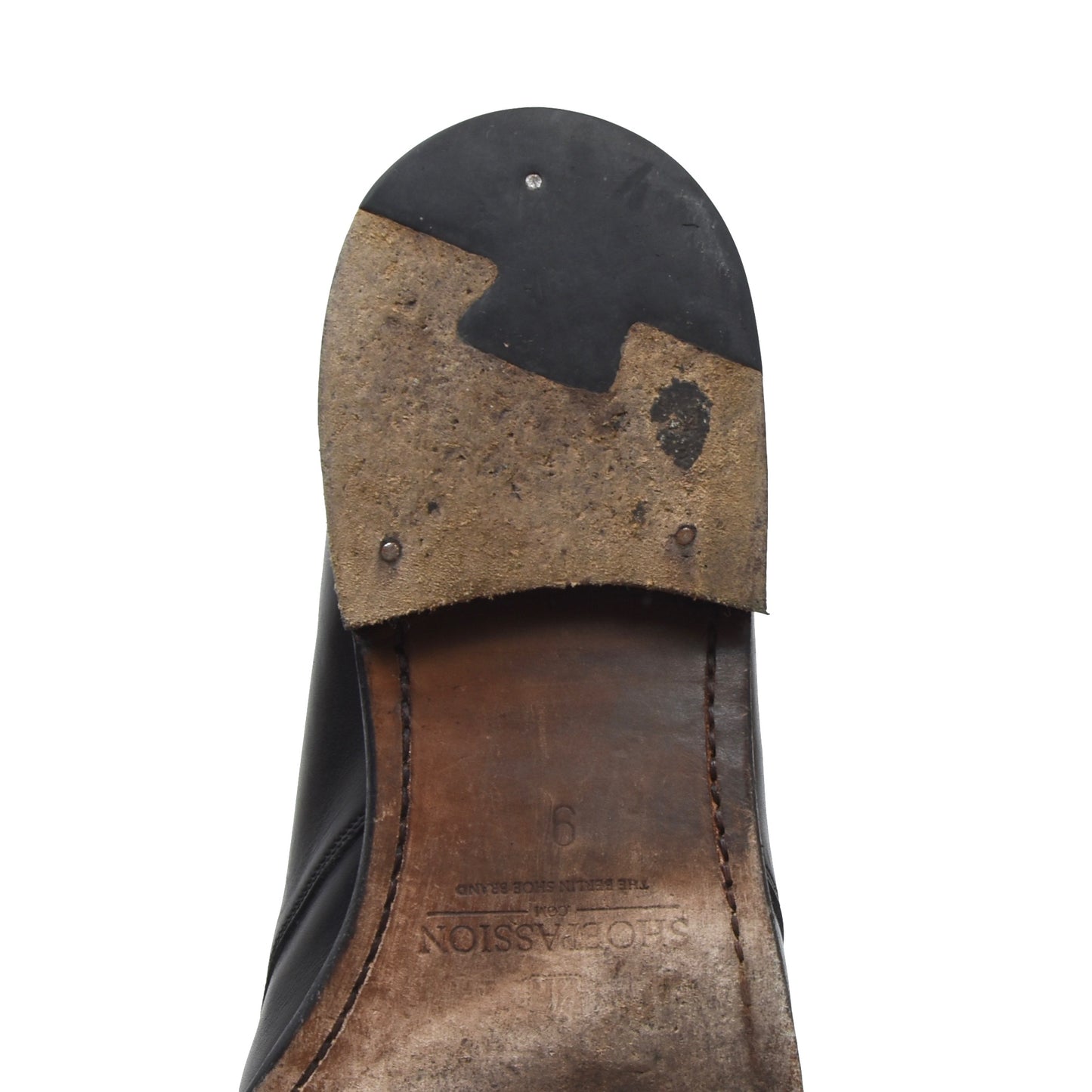 Shoepassion Lederstiefel Größe 9 - Anthrazit/Dunkelgrau