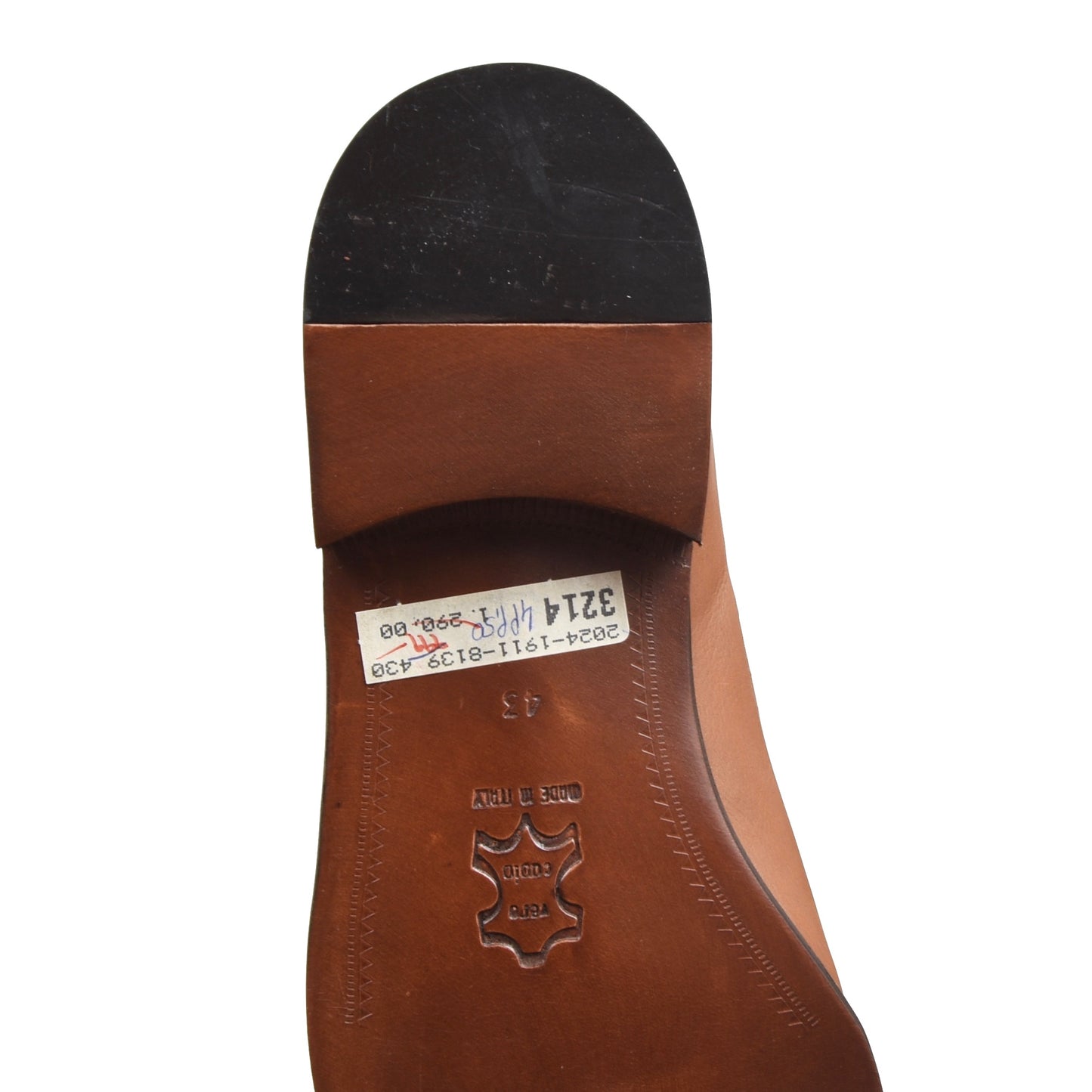 NOS Bally Leather Shoes Size 43 - Tan