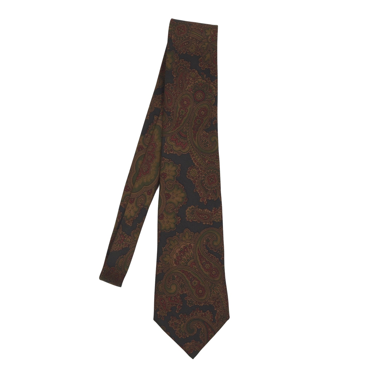 Gerani Themen Ancient Madder Silk Tie - Paisley