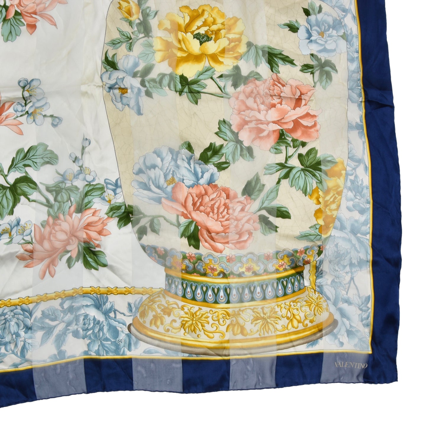 Valentino Vintage Silk Scarf - Floral