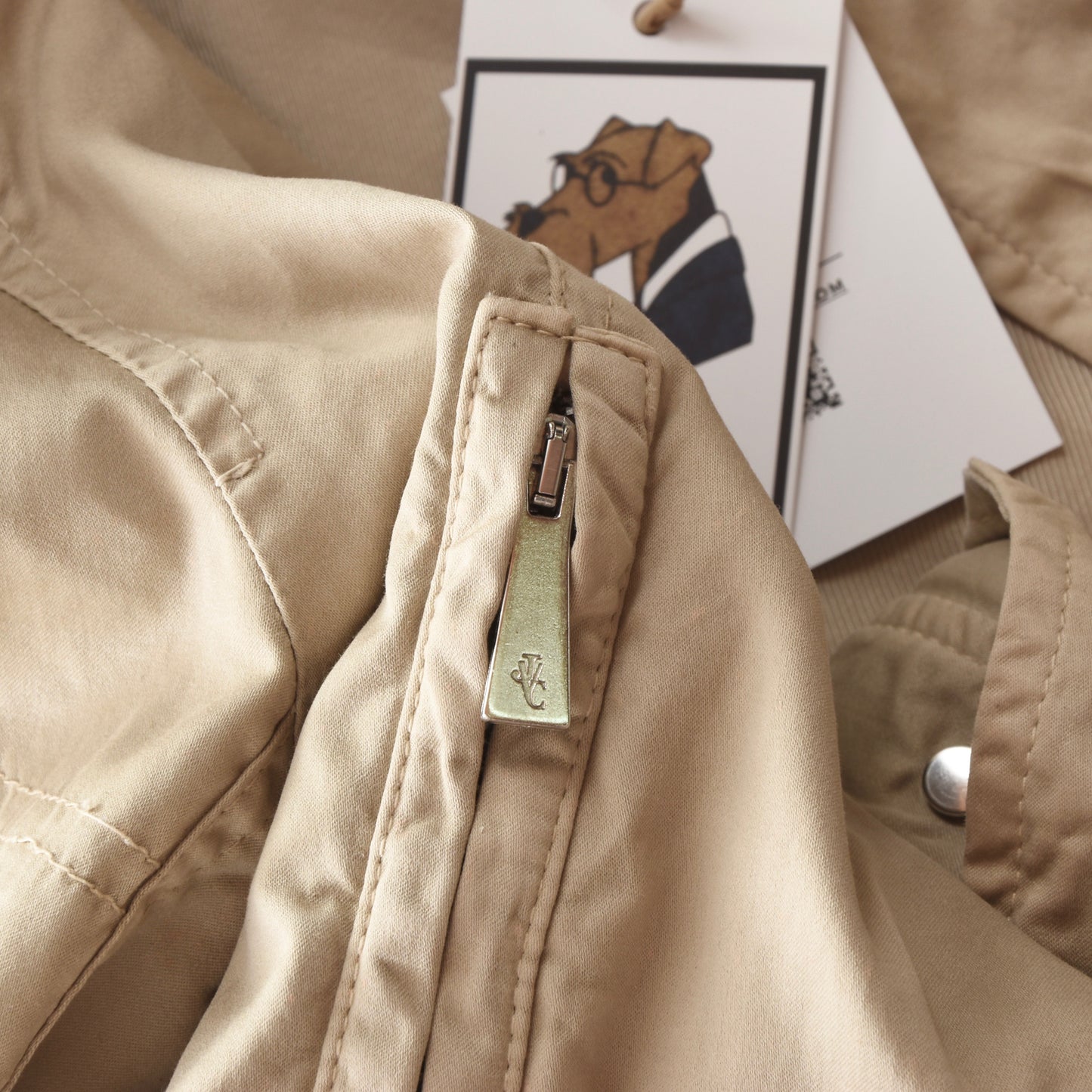 Versace Jeans Couture Cotton Safari Jacket Size L - Tan