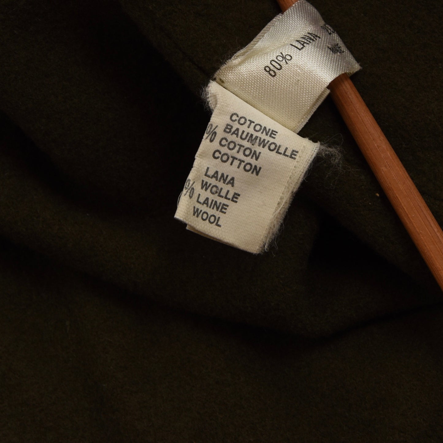 Eddy Monetti Steppmantel Größe 50 - Tabakbraun