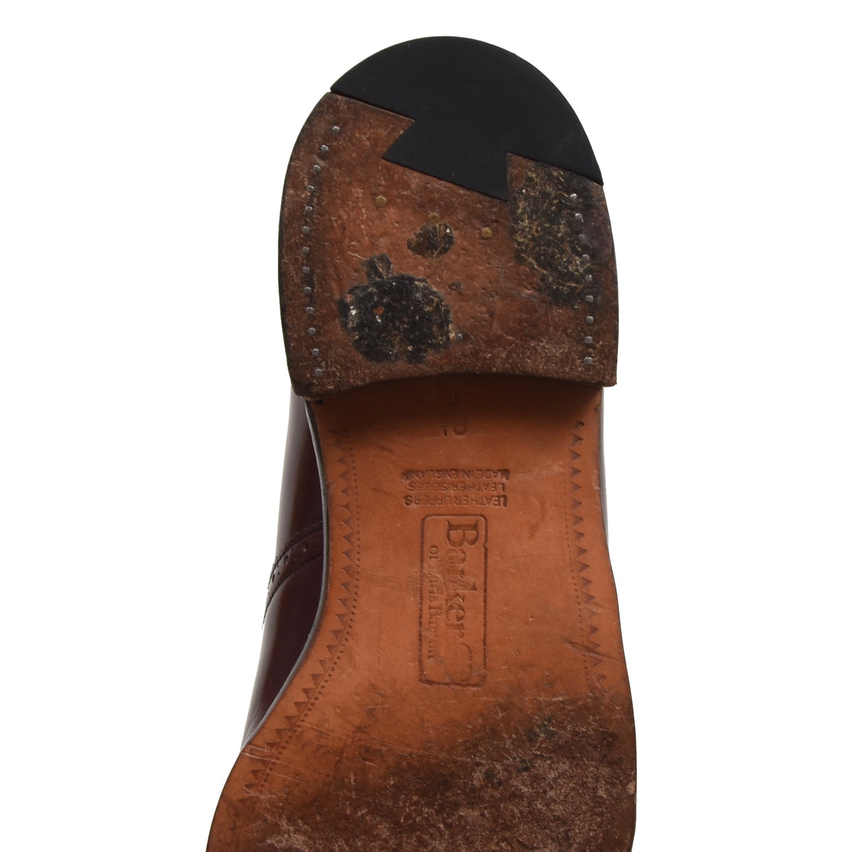 Barker Clive Loafer Größe 8.5F - Burgund