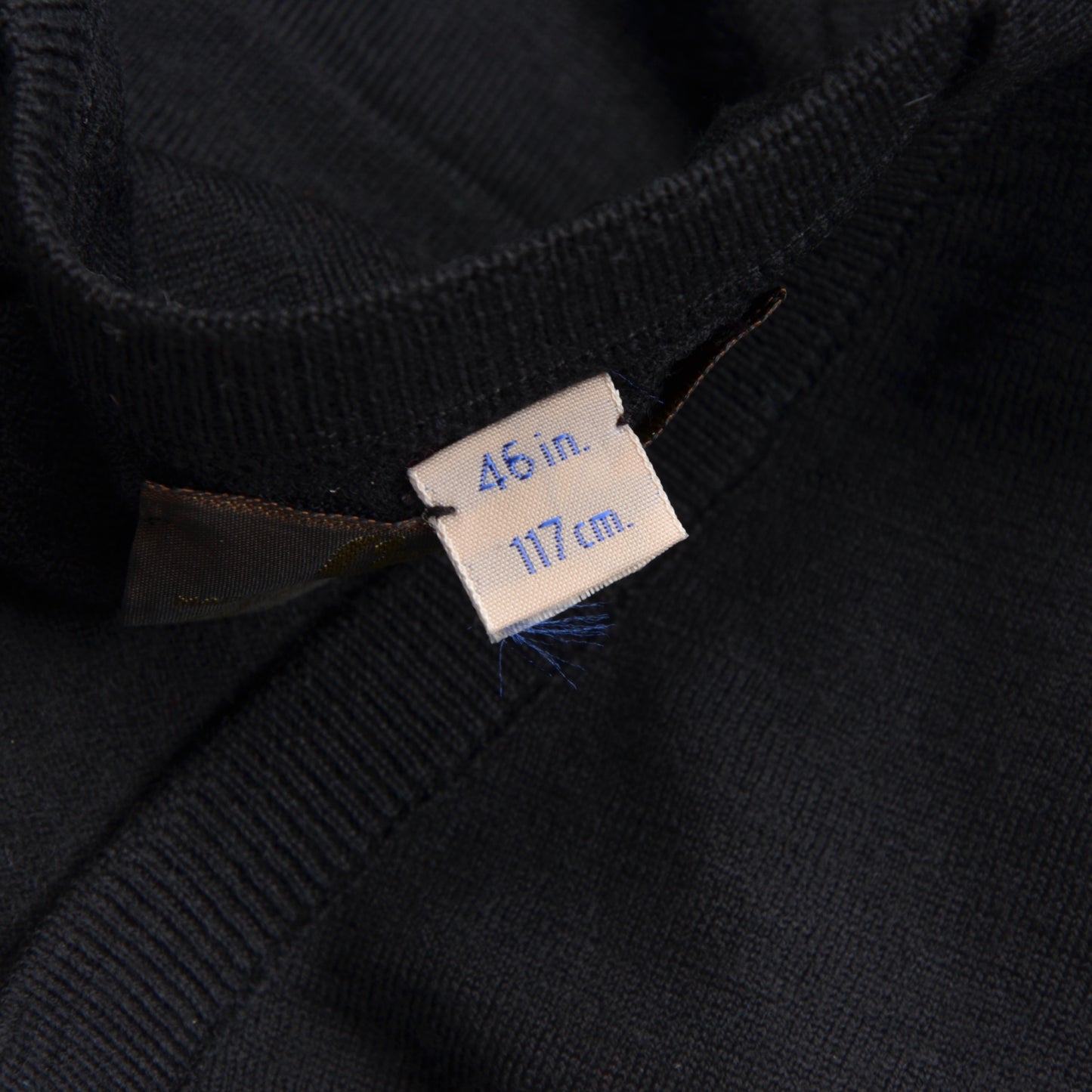 Coxmoore of England für PC Leschka & Co. Wollpullover mit V-Ausschnitt 46 XL - Schwarz