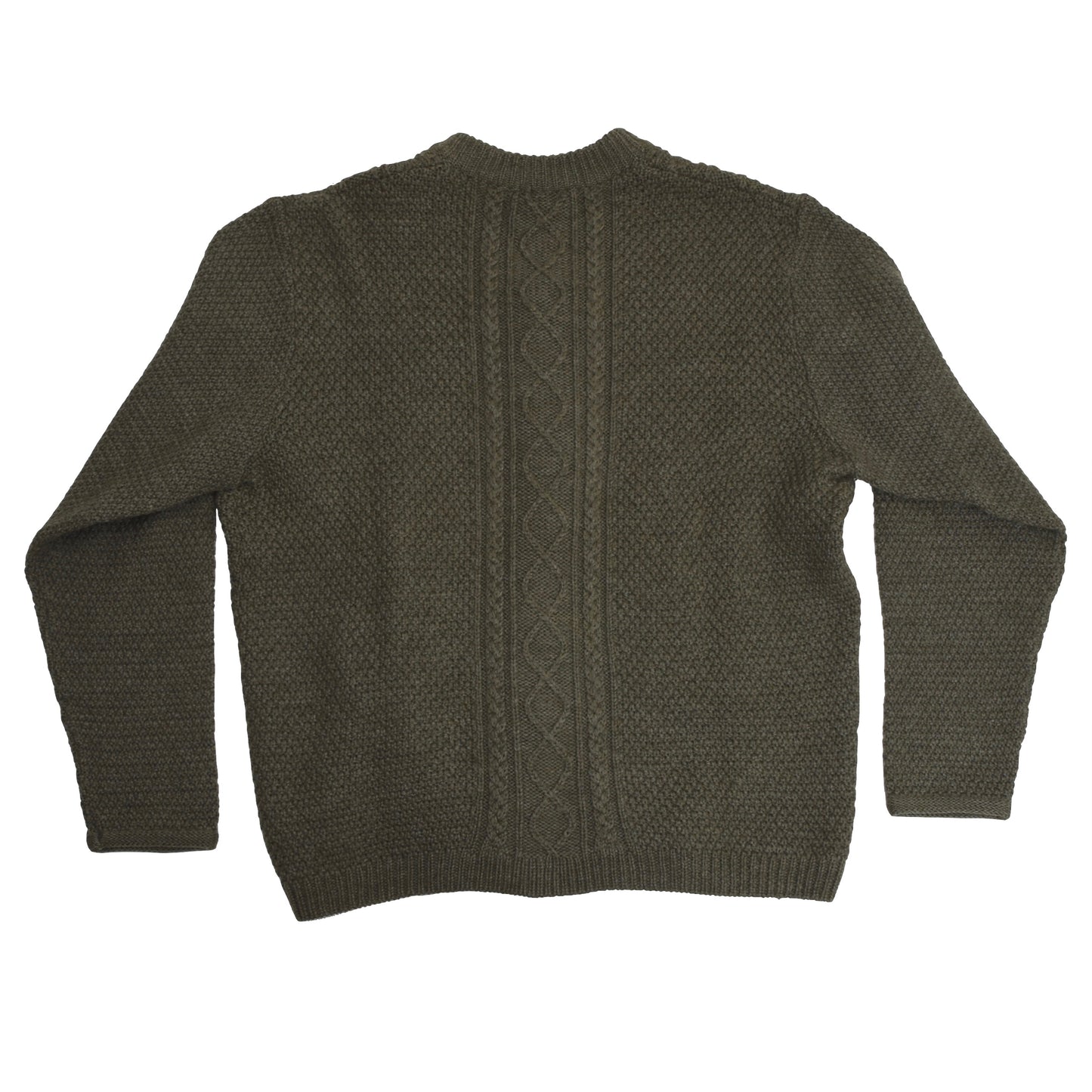 Lanamoden Salzburg Wool Cardigan Sweater - Green