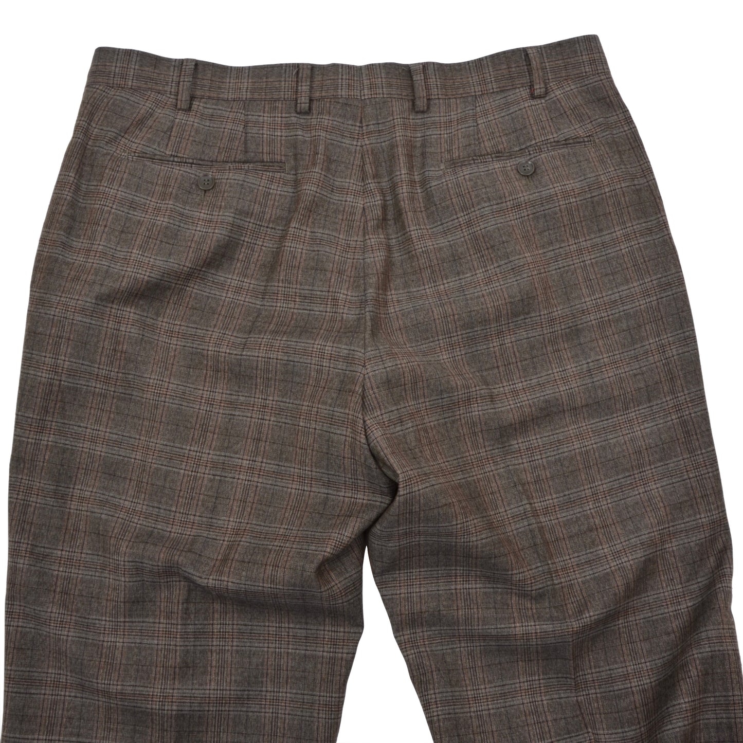 Palladio Super 100s Anzug Größe 54 - Braun kariert