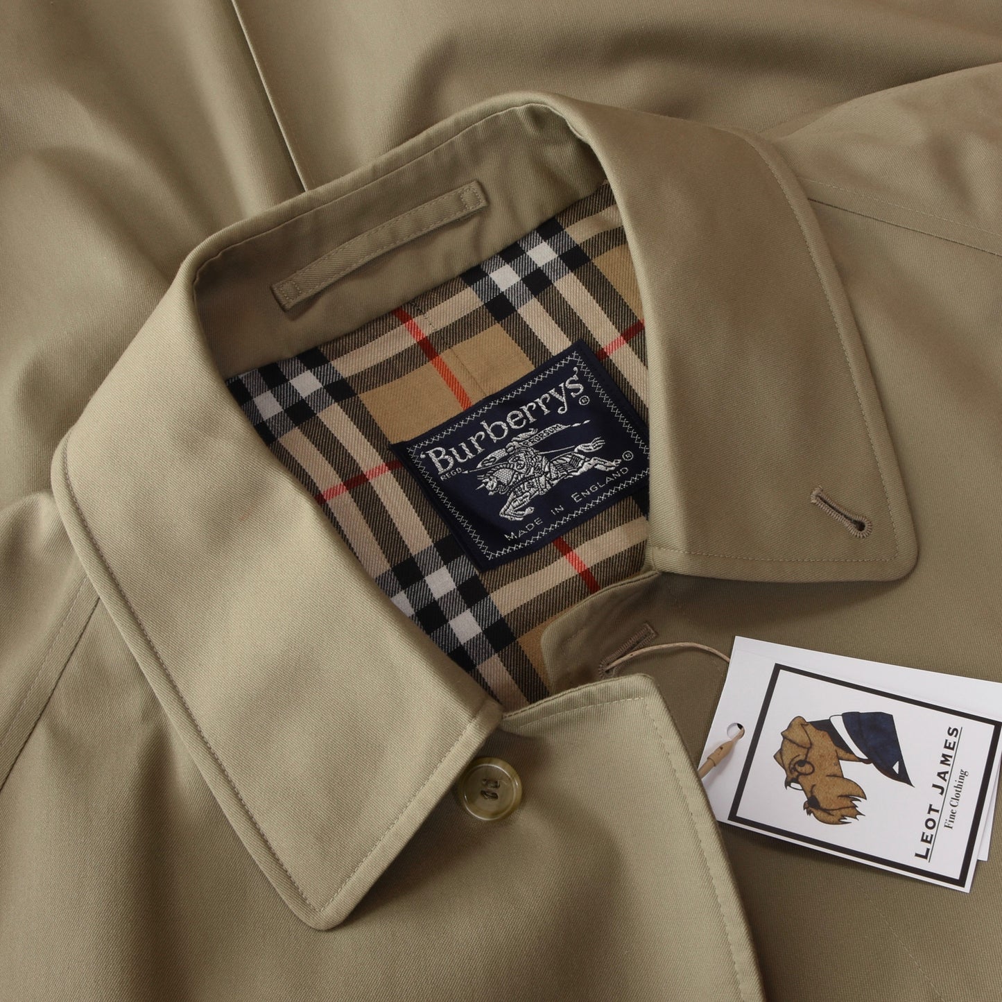 Burberrys Mac/Trench Size 58 - Tan