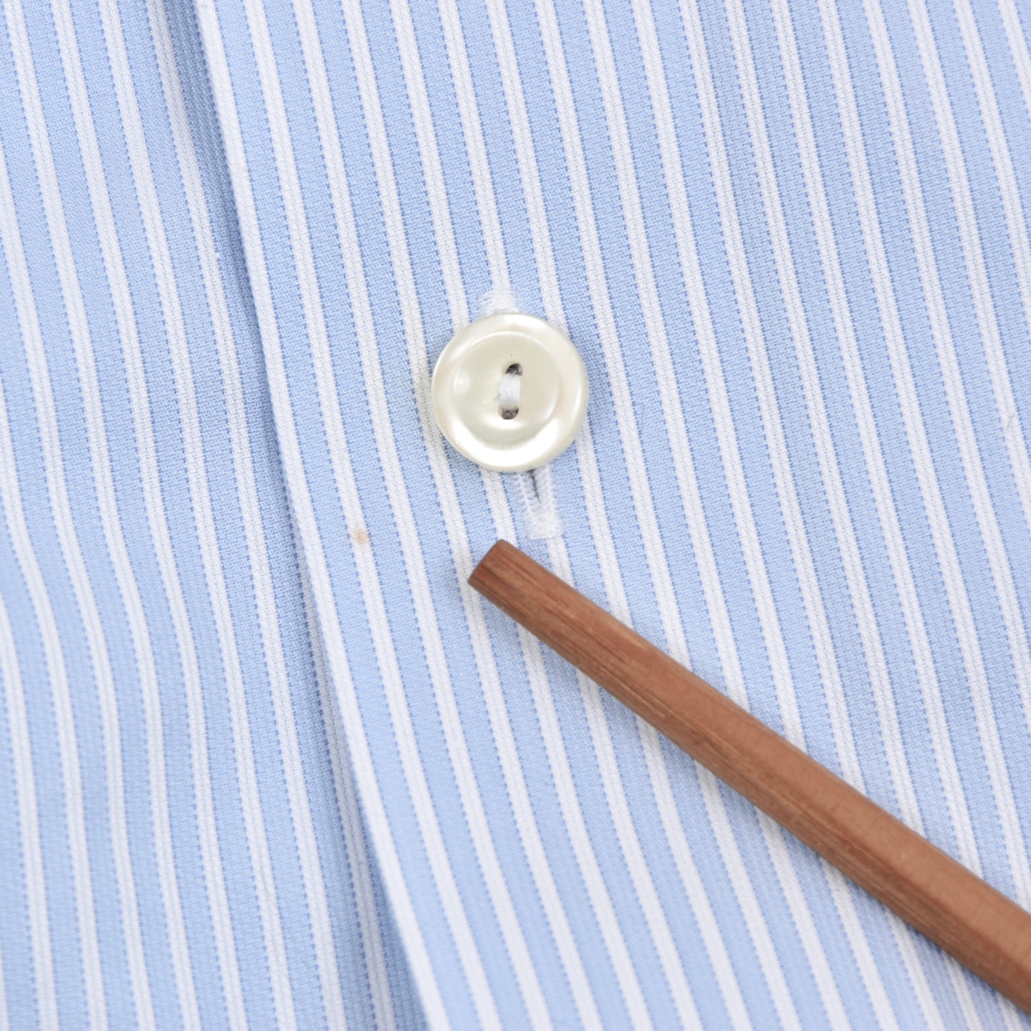 Eton Contemporary Striped Shirt Size 41/16 - Blue & White