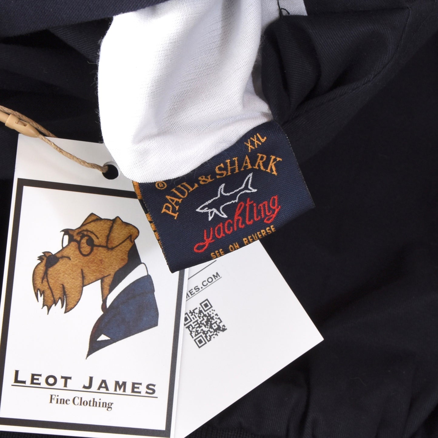 Paul & Shark Yachting Reversible Jacket Size XXL - Navy Blue/Tan