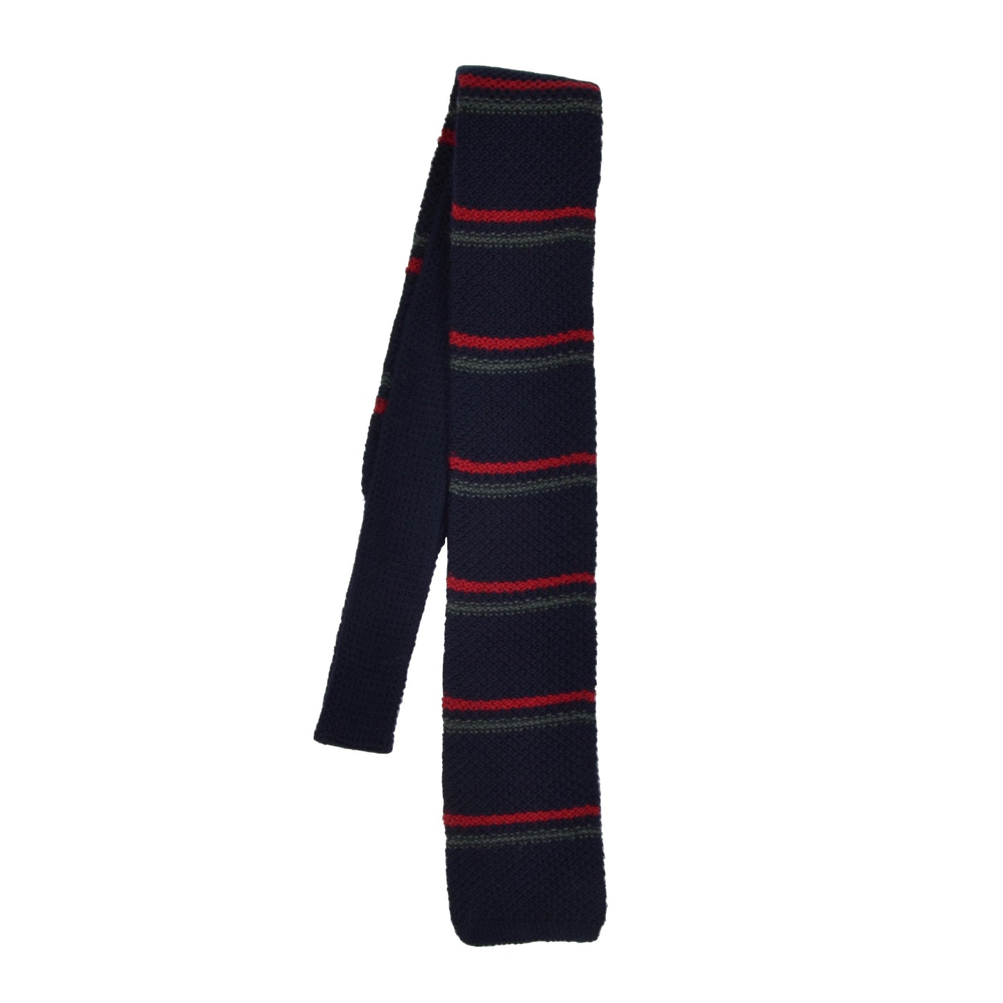 Bleyle Strick-Wollkrawatte - Marineblau gestreift