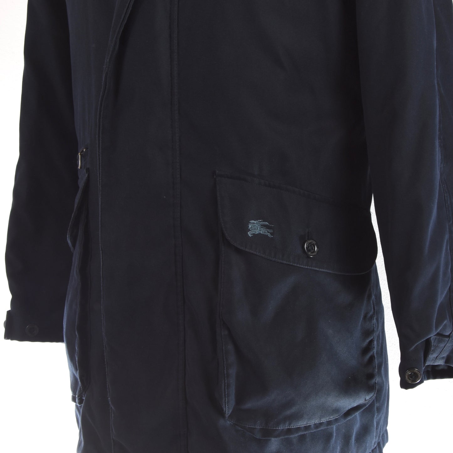 Vintage Burberrys Jacke + herausnehmbares Futter - Marineblau