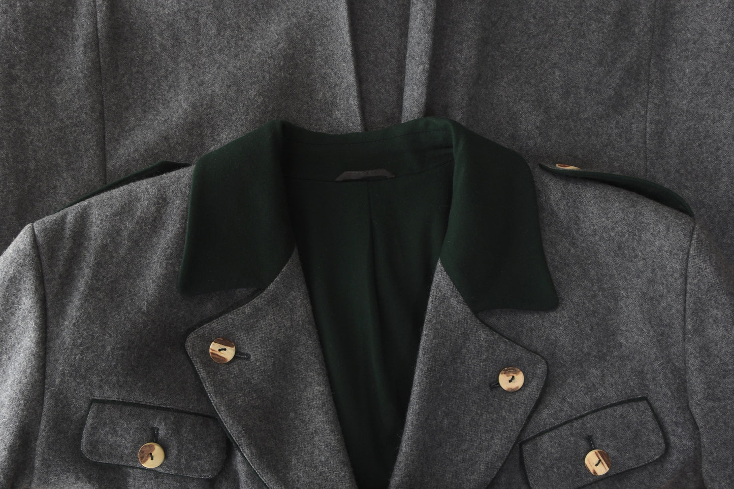 Apennin Loden Schladminger Coat Size 56 - Grey