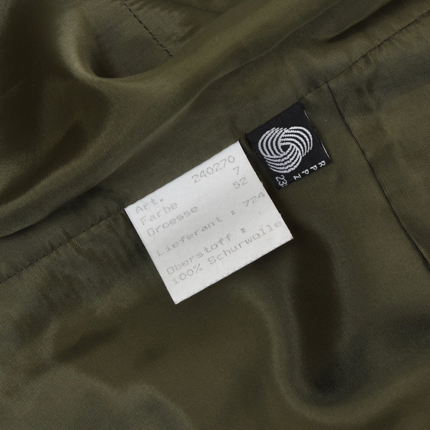 Walbusch Harris Tweed Waistcoat Size 52 - Green